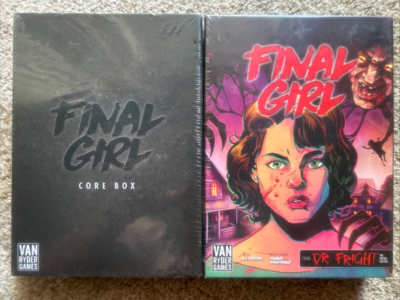 Final Girl: Core Set And Frightmare on Maple Lane -starring Dr Fright-SEALED