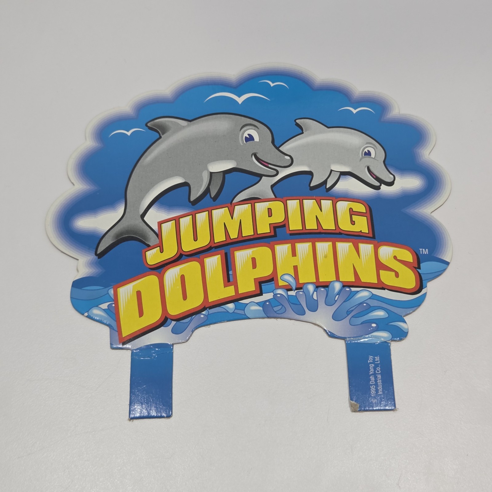 1995 Jumping Dolphins Game DY Toy Works See Video Has Broken Piece (For Parts)
