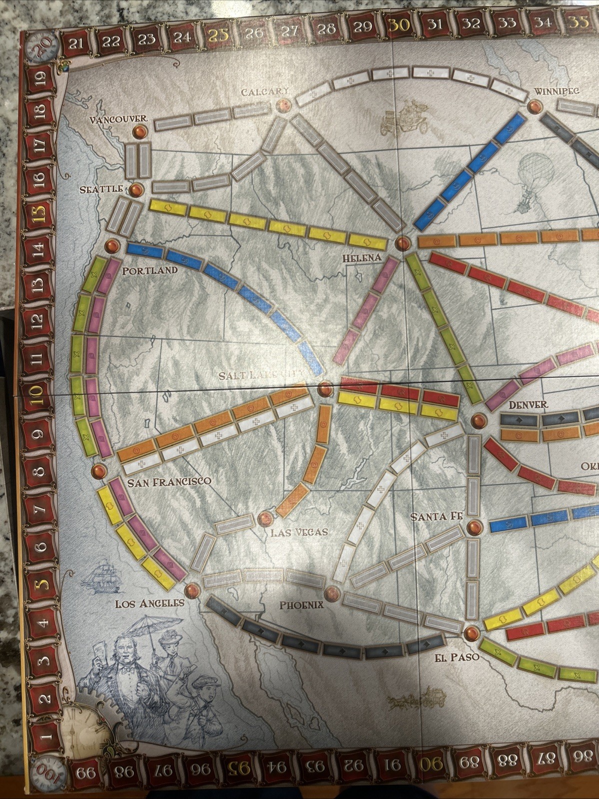 Days of Wonder Ticket To Ride by Alan R. Moon Train Adventure Board Game