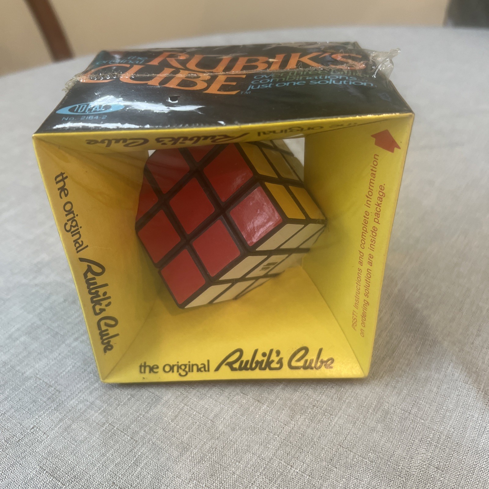 Vintage Ideal Original Rubik’s Cube in sealed Original Box ￼