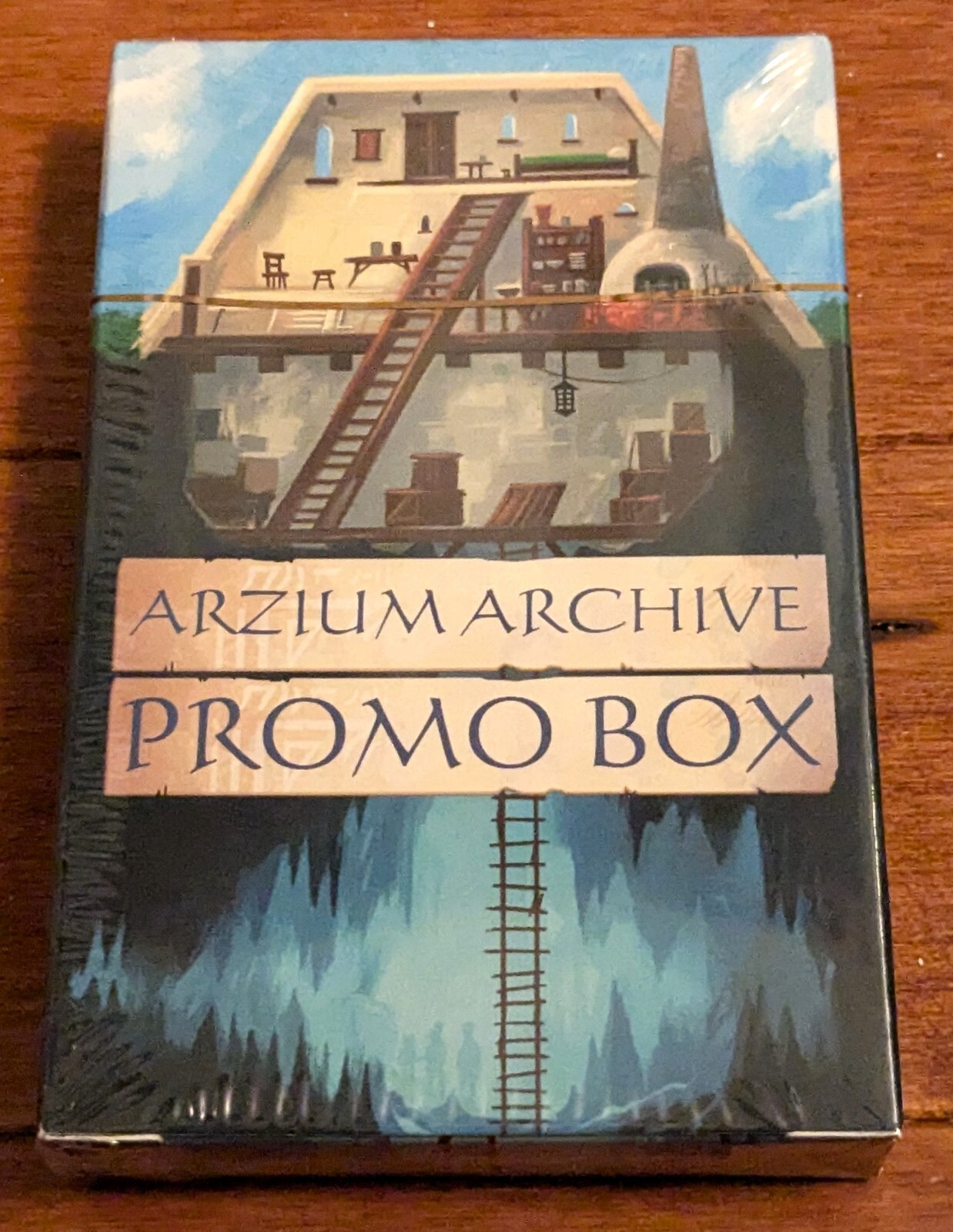 Arzium Archive Promo Box Red Raven Games Creature Caravan Gamefound Kickstarter