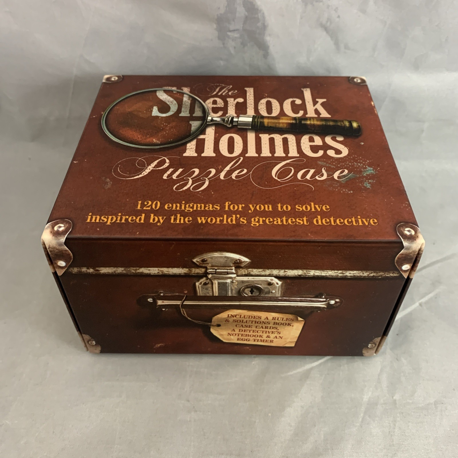 SHERLOCK Holmes Puzzle Case Game Box Sterling Innovation Open Box Complete