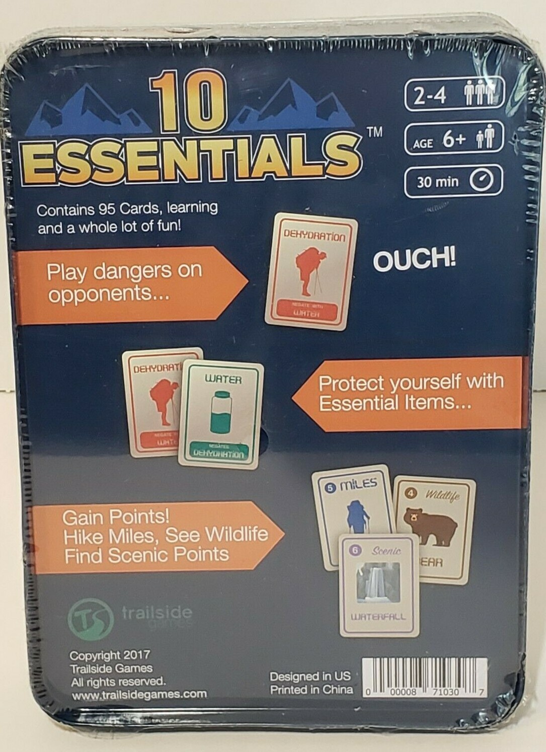 10 Essentials : A Fast-Paced Card Game To Prepare For The Wild! – 95 Cards – NEW