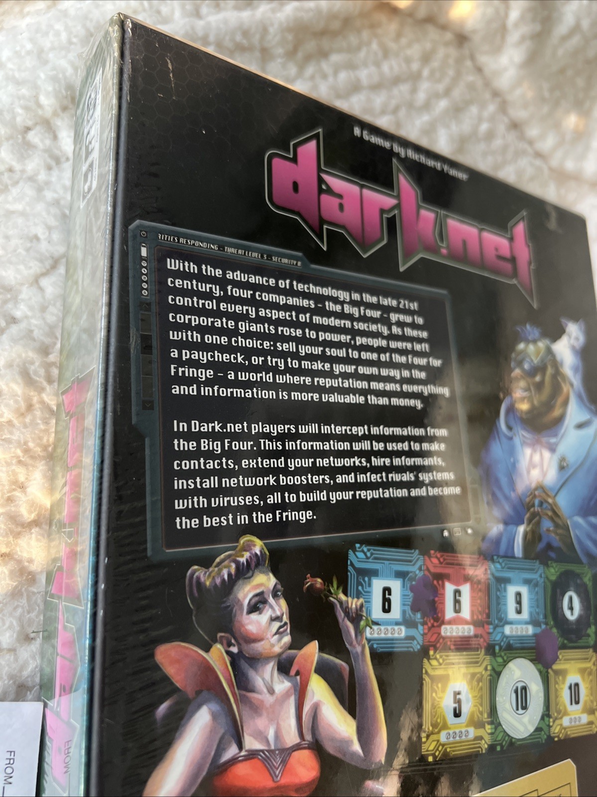 NEW Factory Sealed Dark.net Board Game by NECA Fantasy