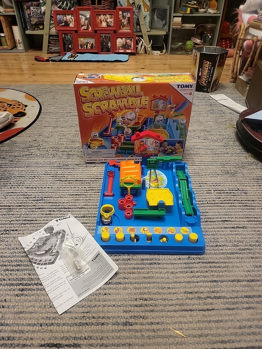 Screwball Scramble Tomy 2004 Vtg Skill Obstacle Game Perfect Working Order
