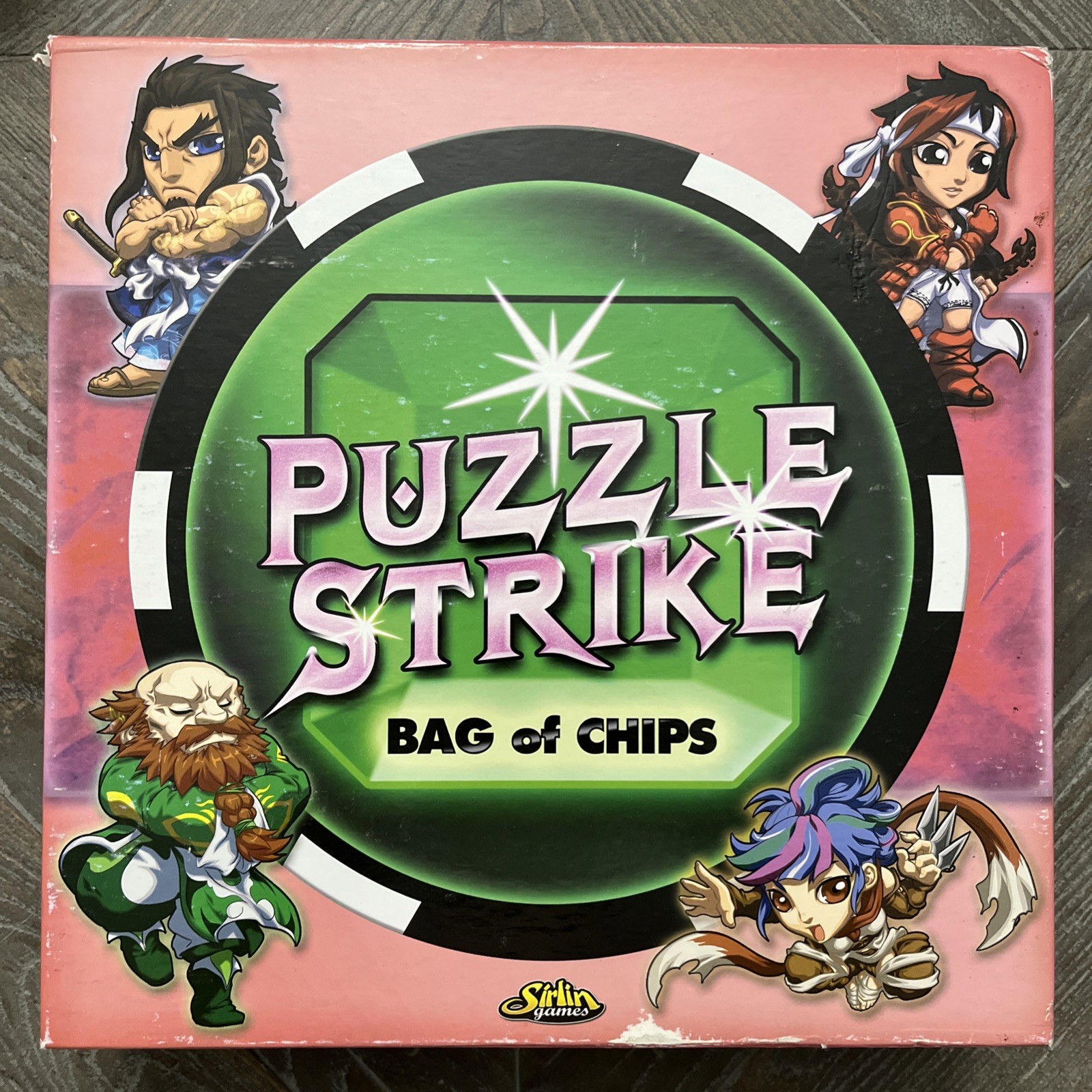 Puzzle Strike: Bag of Chips *Board Game* 2010 *Complete in box!* Sirlin Games