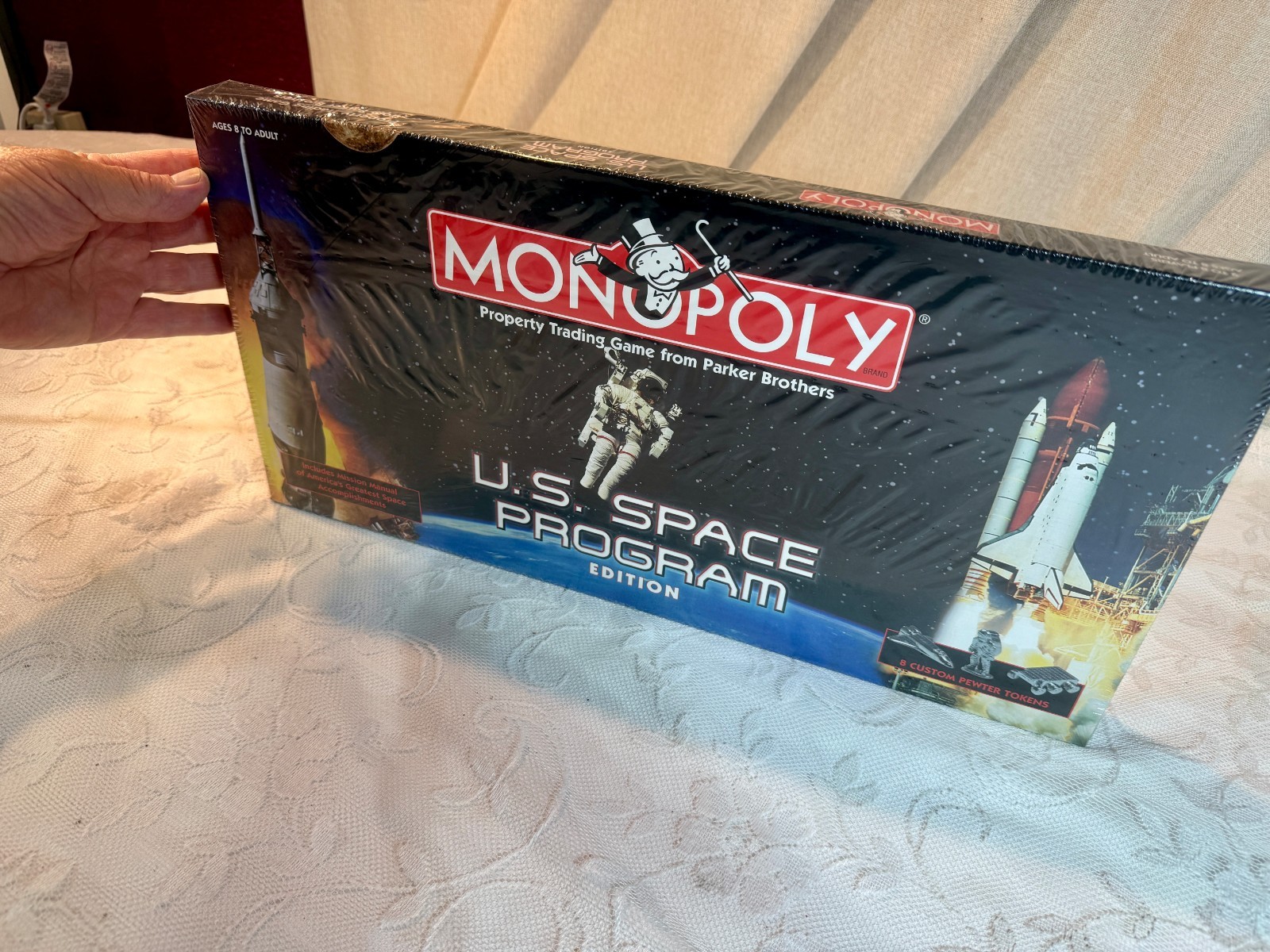 Monopoly “US SPACE PROGRAM” Board Game FACTORY SEALED W/ PEWTER TOKENS!