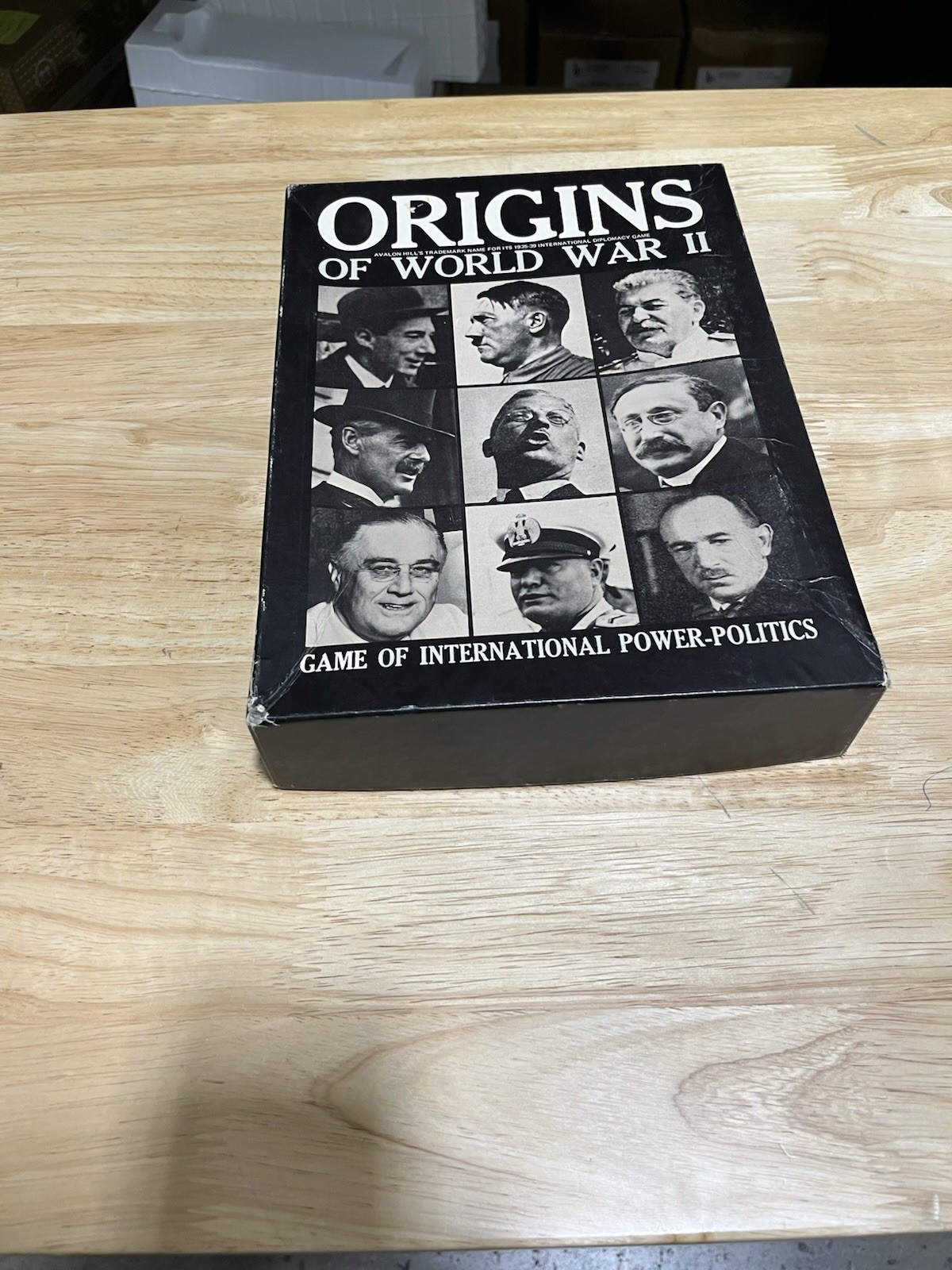 Origins Of World War II 2 Board Game. Unpunched/complete. Avalon Hill Board Game