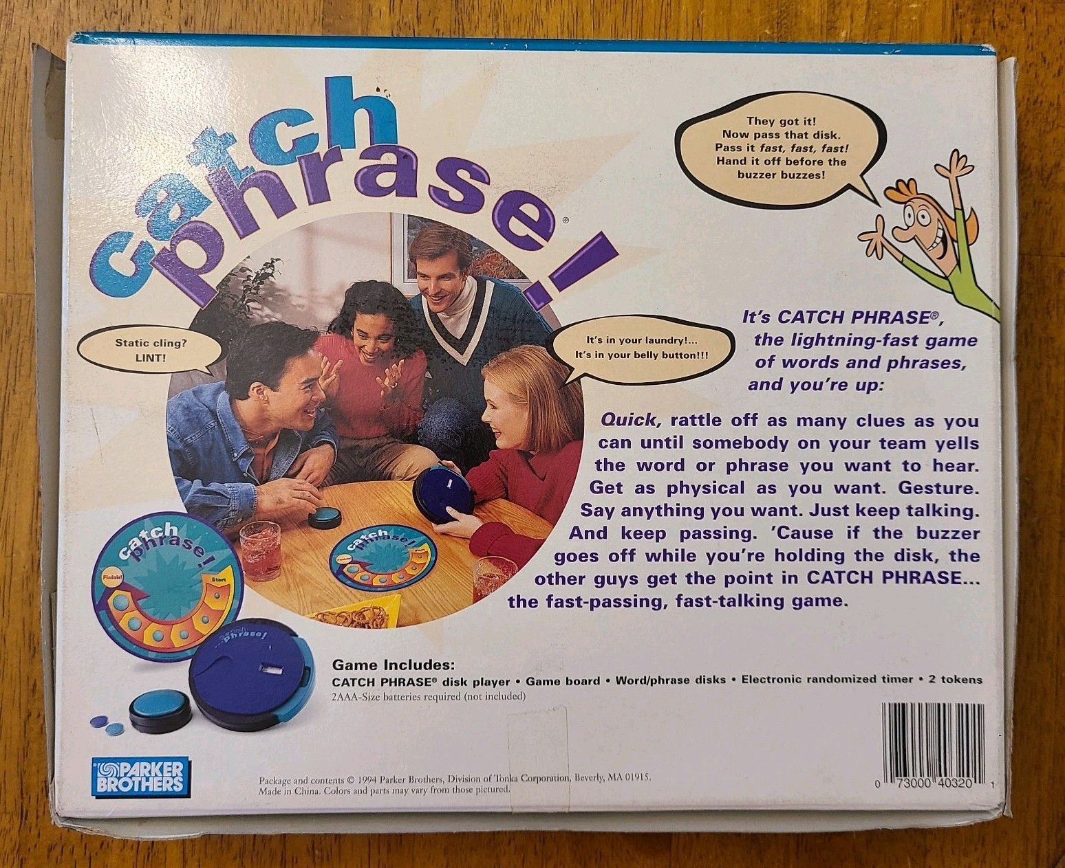 Catch Phrase Party Game 1994 Original Edition Parker Brothers Vintage