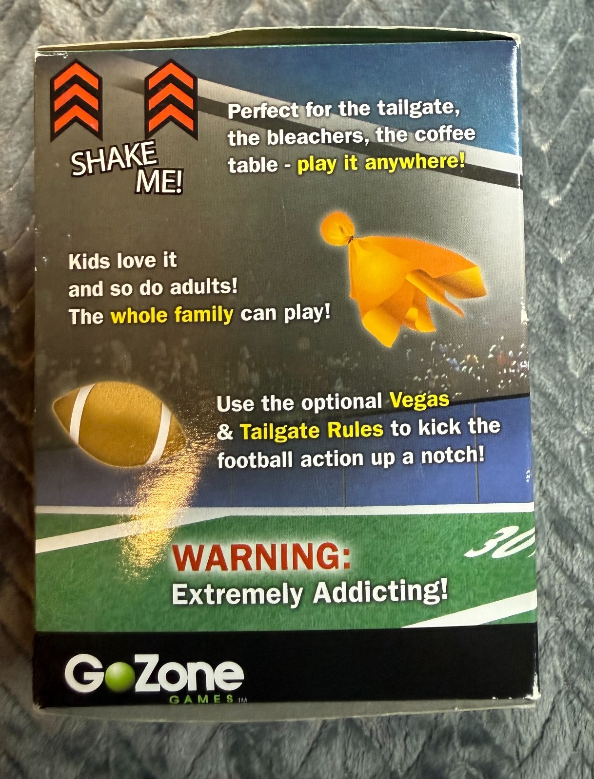 GoLong! Football Dice Game Travel Edition GoZone Games Complete