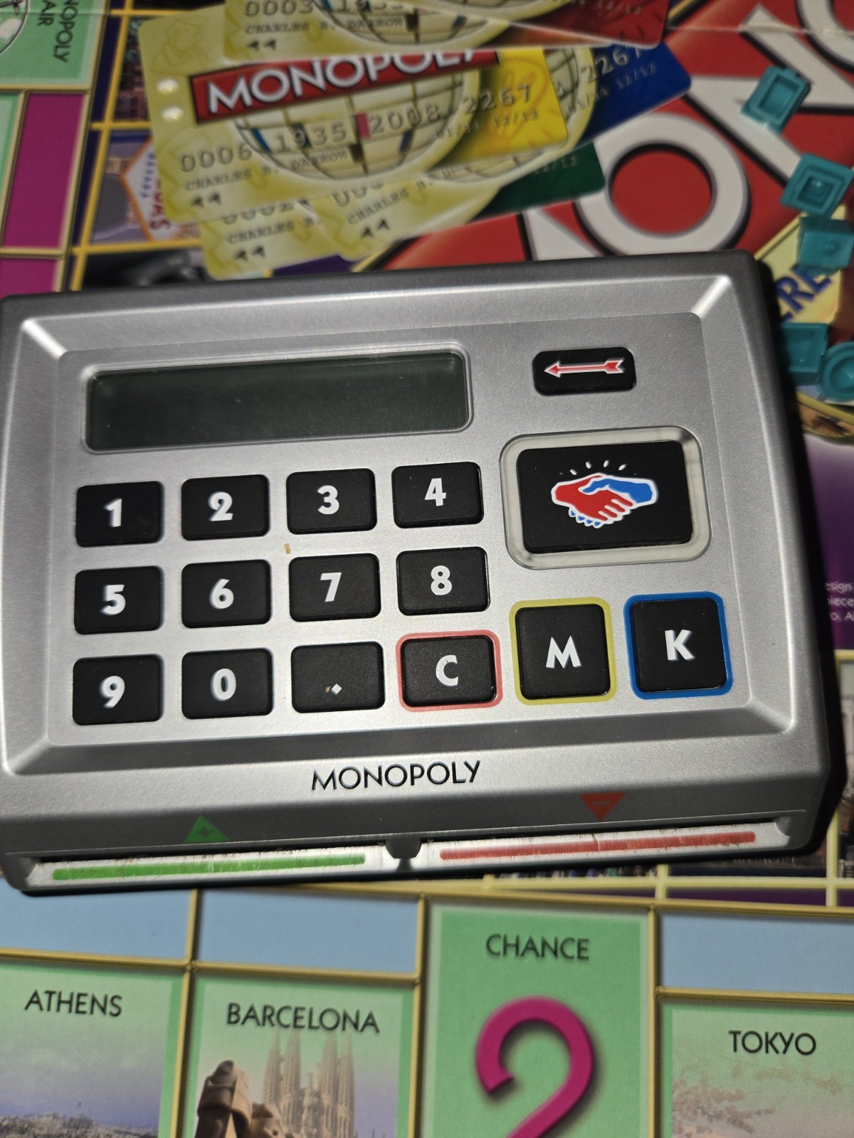 Monopoly Here & Now:The World Edition Board Game Electronic Banking Unit