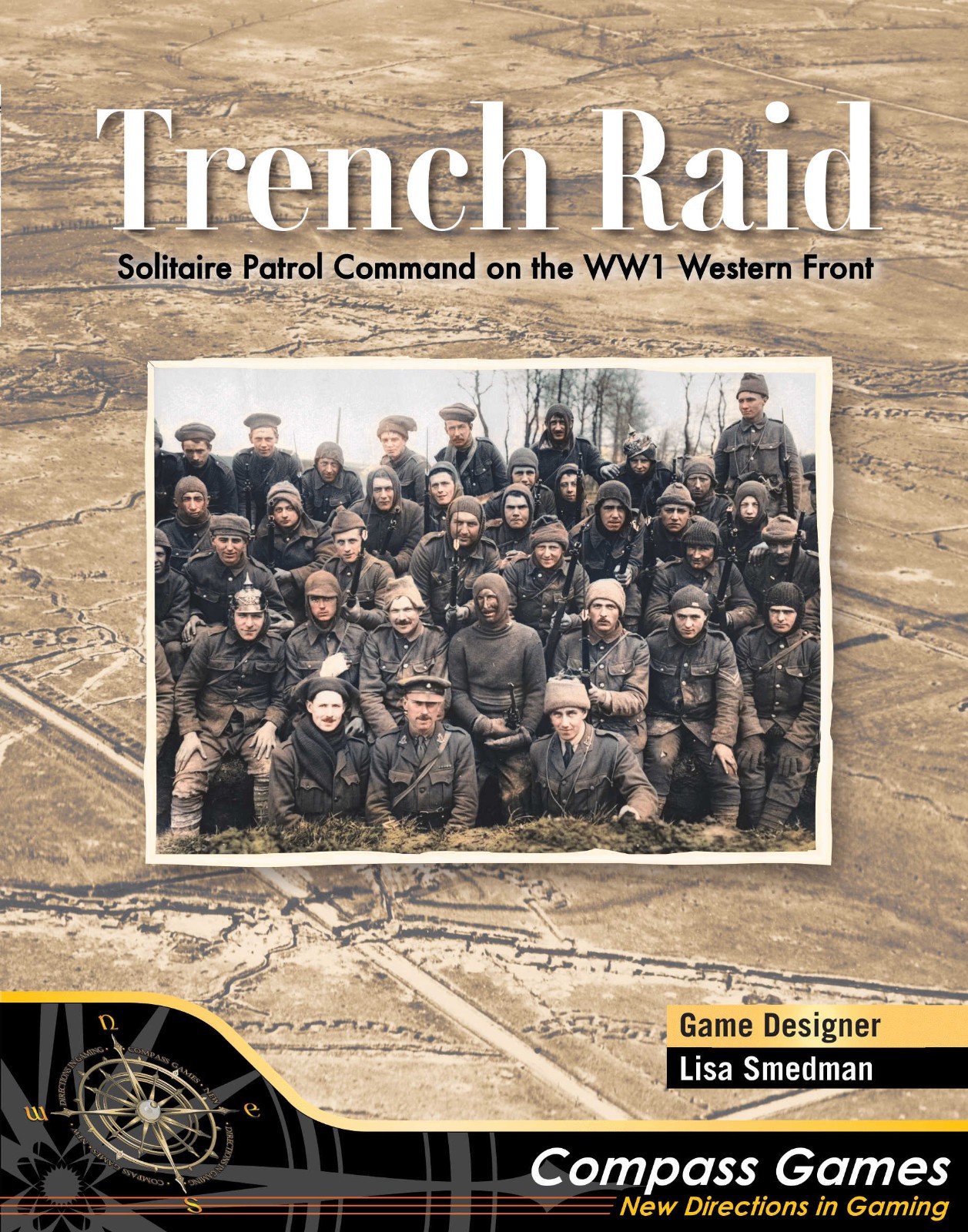 Compass Games Trench Raid: Solitaire Patrol Command On The WW1 Western Front New