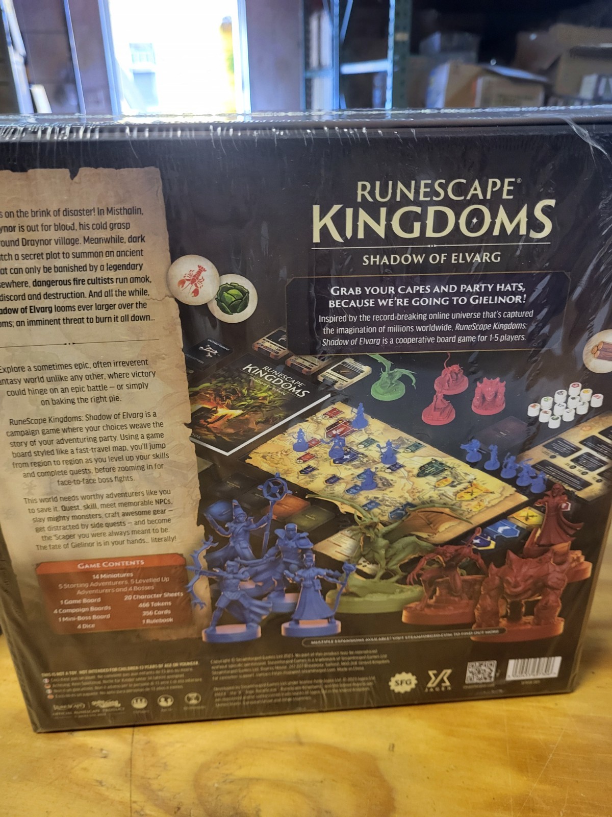 Runescape Kingdoms ~ Bundle; Shadows Of ELVARG, DELUXE All In Kickstarter New