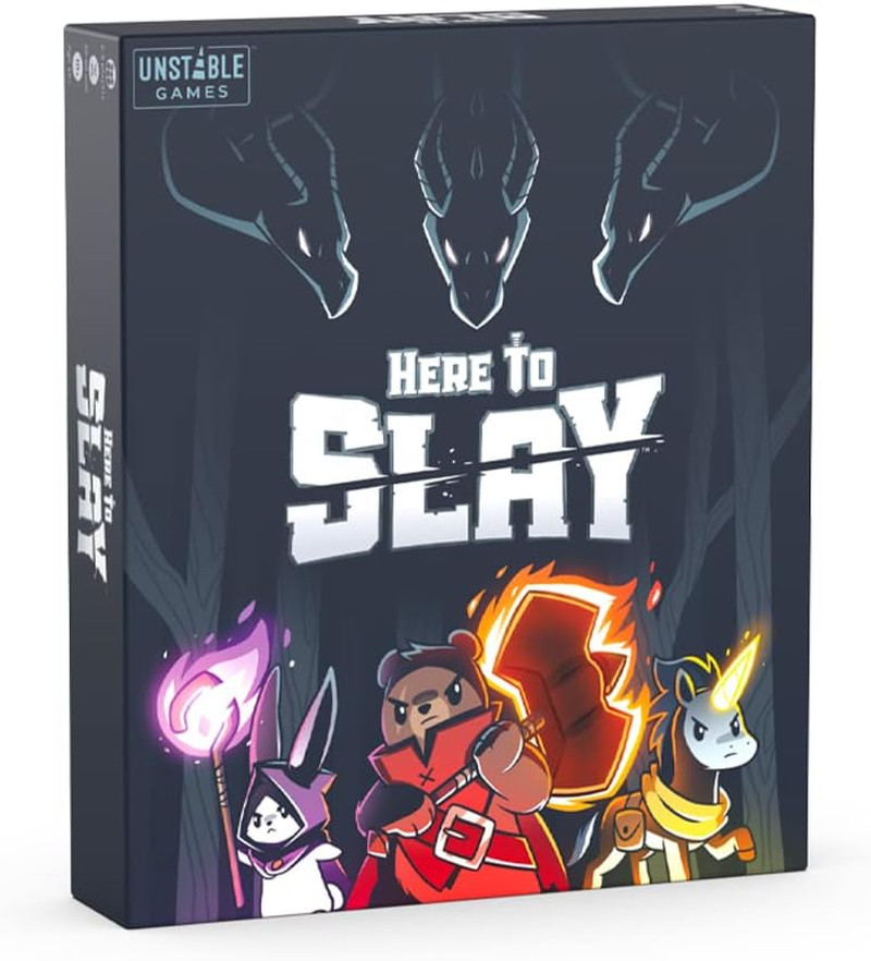 Here to Slay Card Game – Fantasy Adventure Strategy Game for 2-6 Players, Ages 1