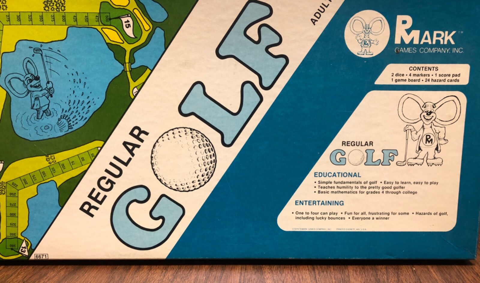 Vintage Regular Golf Board Game. Learn Golf Easy Educational and Entertaining