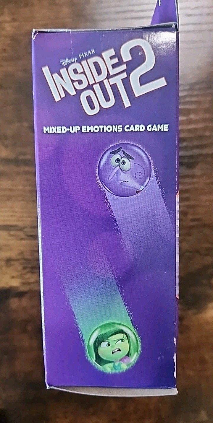 Disney Pixar Inside Out 2 Mixed-Up Emotions Card Game With Anxiety Figure