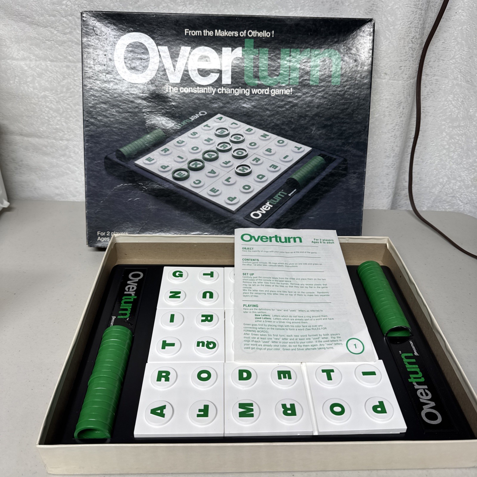 1993 Overturn Game by Pressman Complete in Great Condition Ages 8 & Up