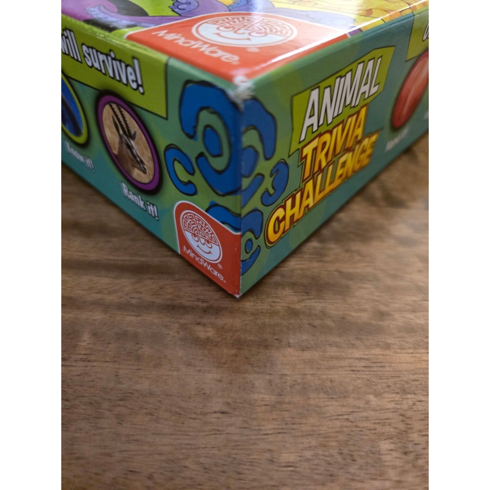 MindWare Animal Trivia Challenge Board Game Educational Ages 7+ 2-4 Players