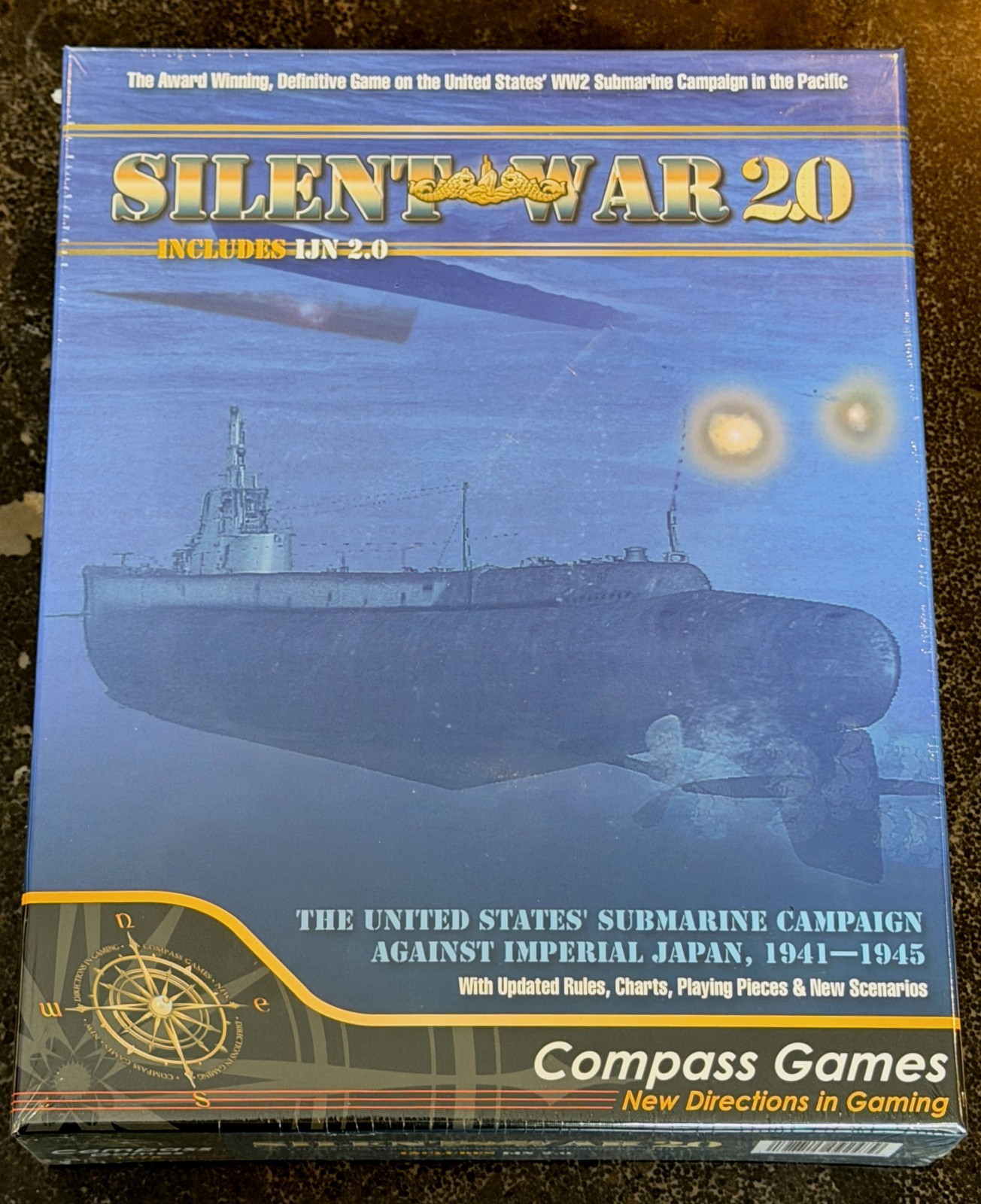 Silent War and IJN 2.0 Deluxe WWII Pacific Submarine Campaign – Compass Games