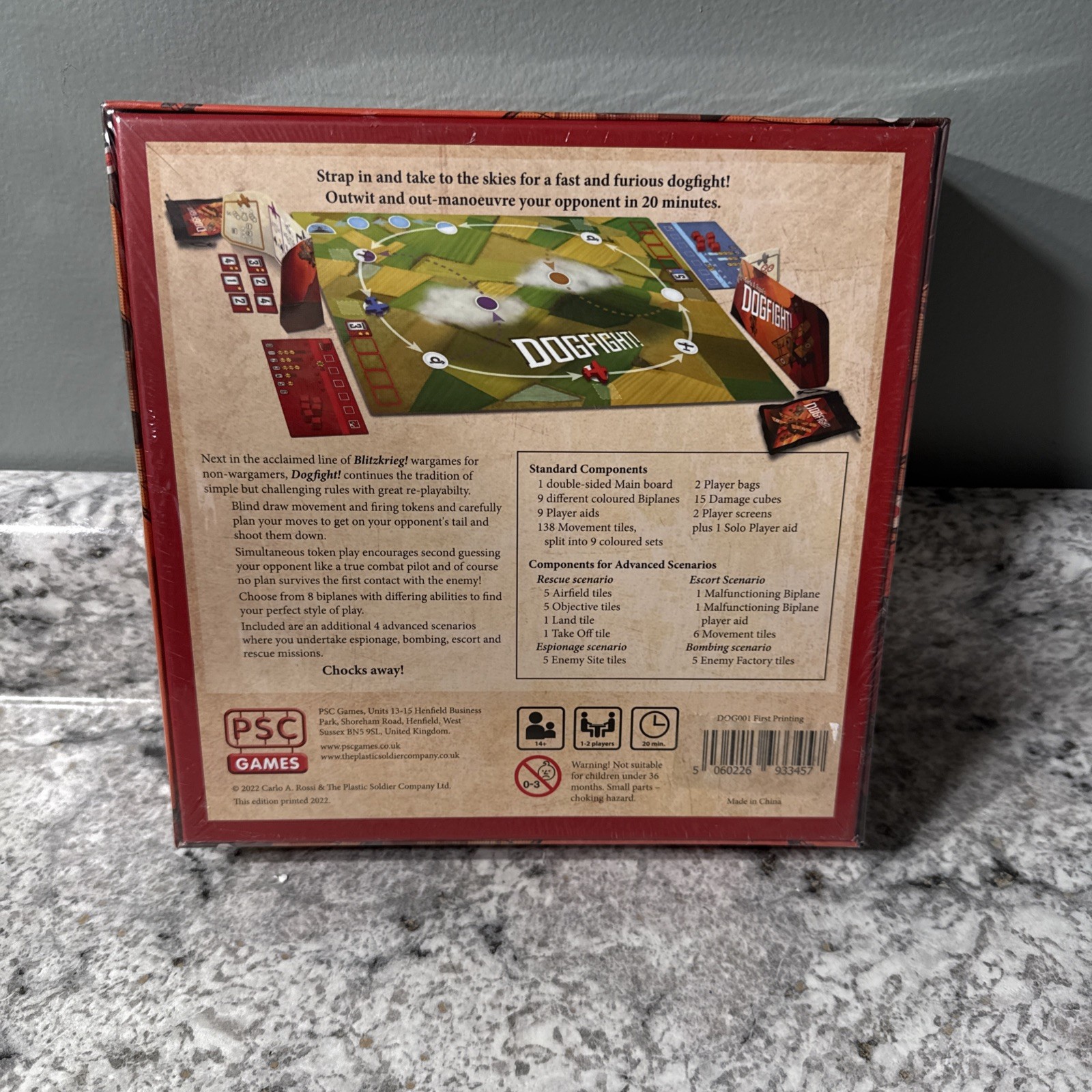 DOGFIGHT Rule The Sky In 20 Minutes: A Tactical WWI Aviator Duel For 1-2 Players