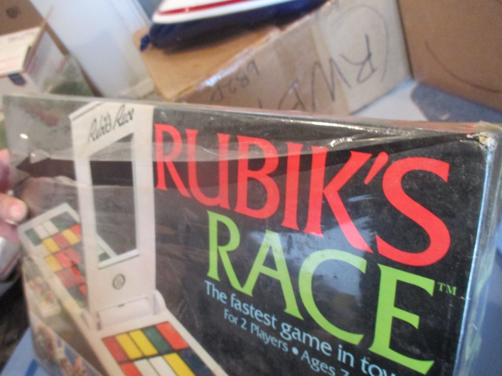 New Old Stock Vintage 1982 Ideal Rubiks Race Game Rubiks Cube Toy 2187-3