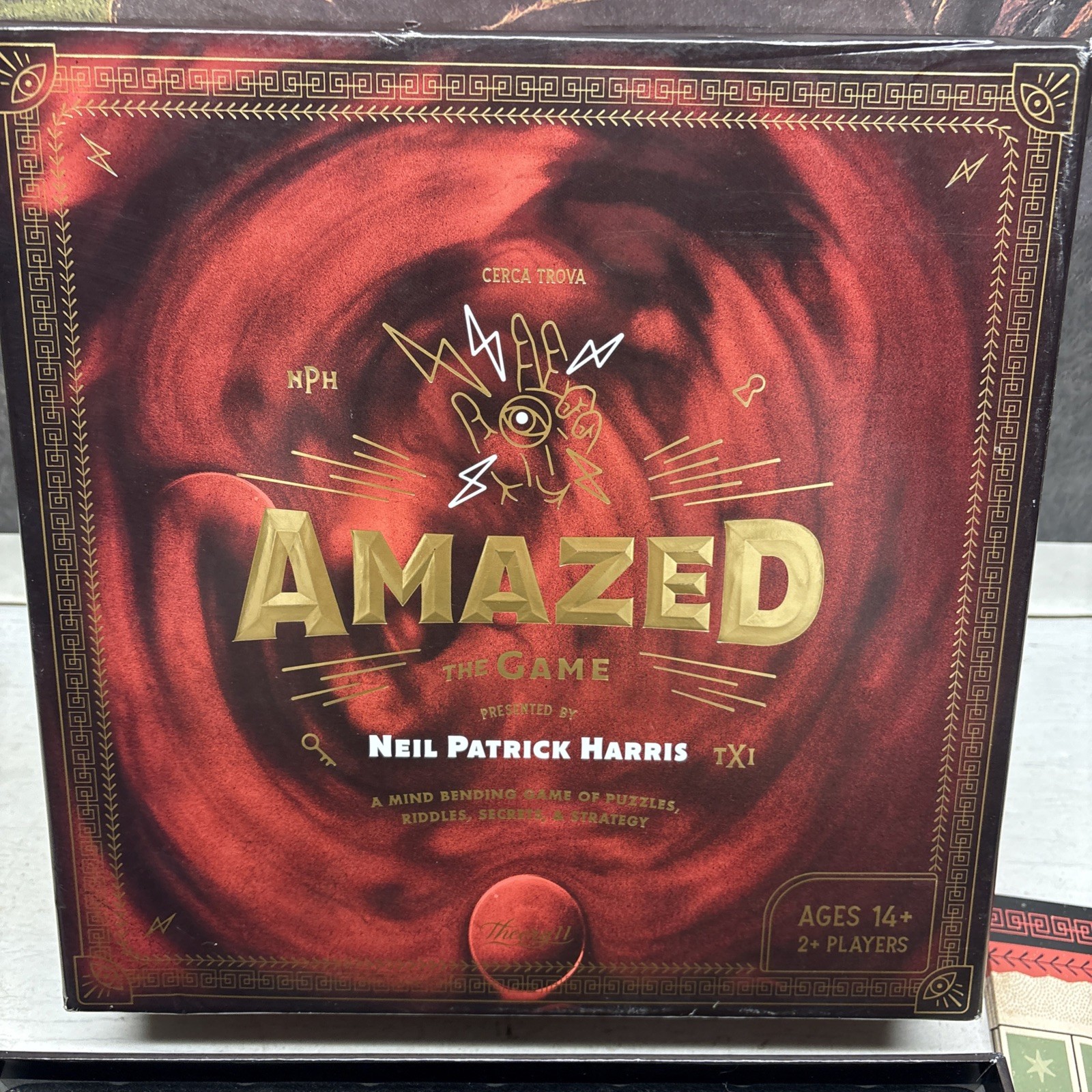 Amazed The Game Theory11 Neil Patrick Harris Puzzle Riddle Board Game Complete