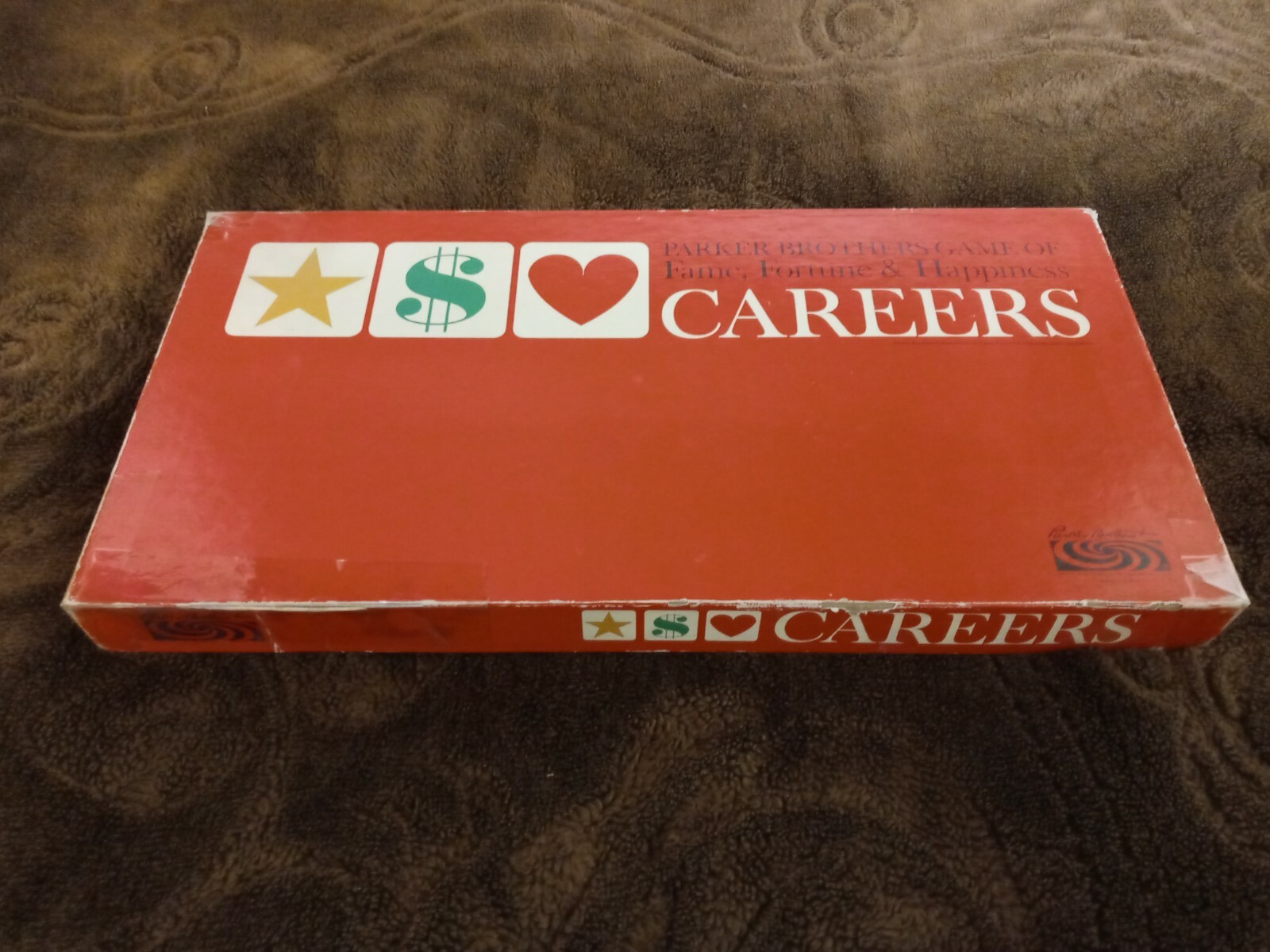 1965 Parker Brothers CAREERS Family Board Game of Fame, Fortune & Happiness CR7A