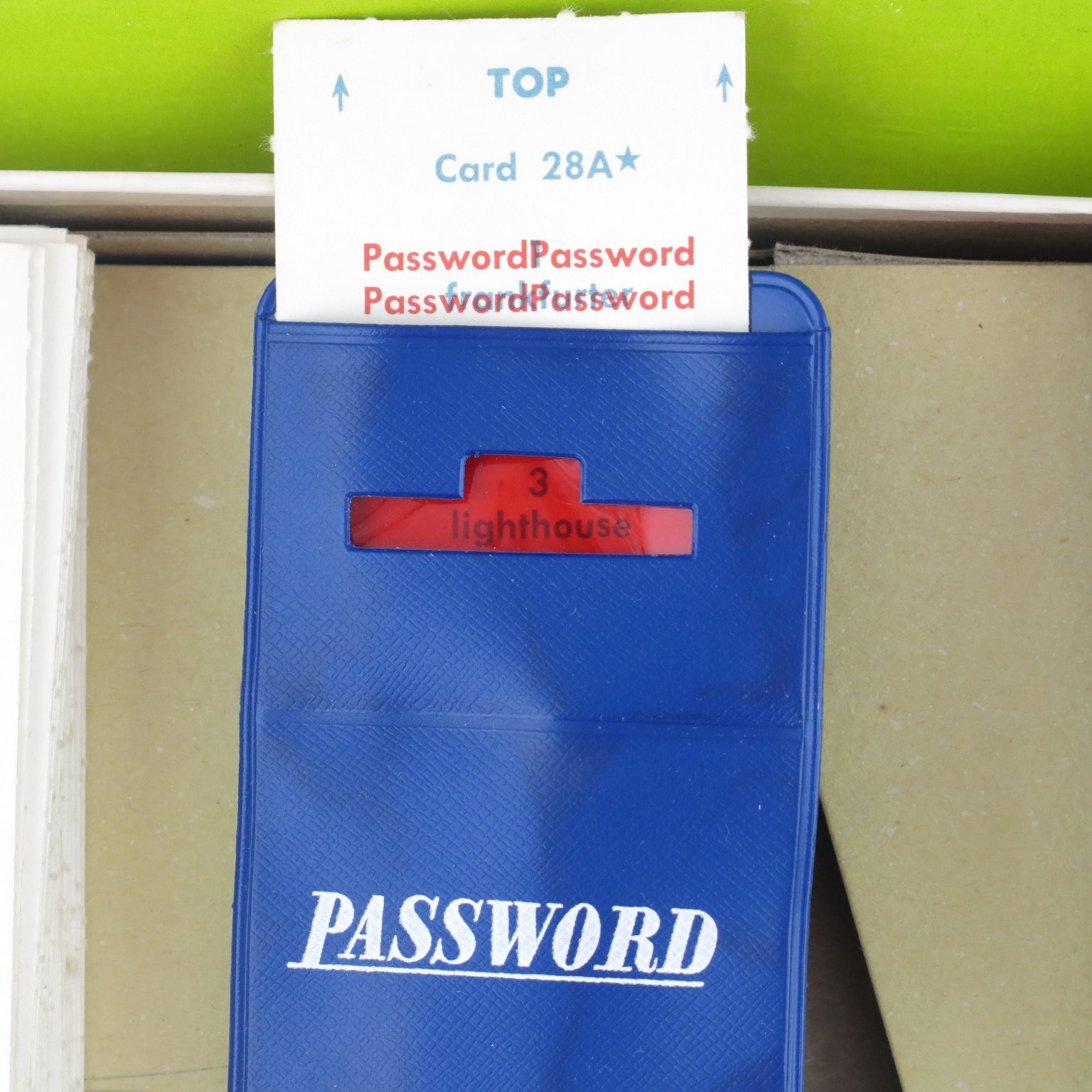 Password Milton Bradley Board Game 4 Players Ages 10+ Word Association 1962