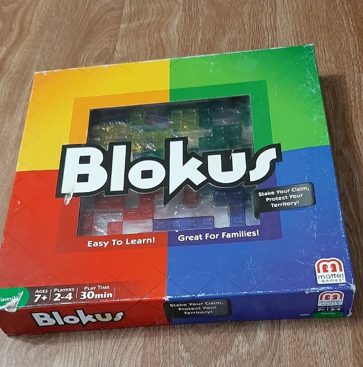 2 Games Blokus Board Game AGE 7 + & Blokus Junior Age 5 Strategy Educational