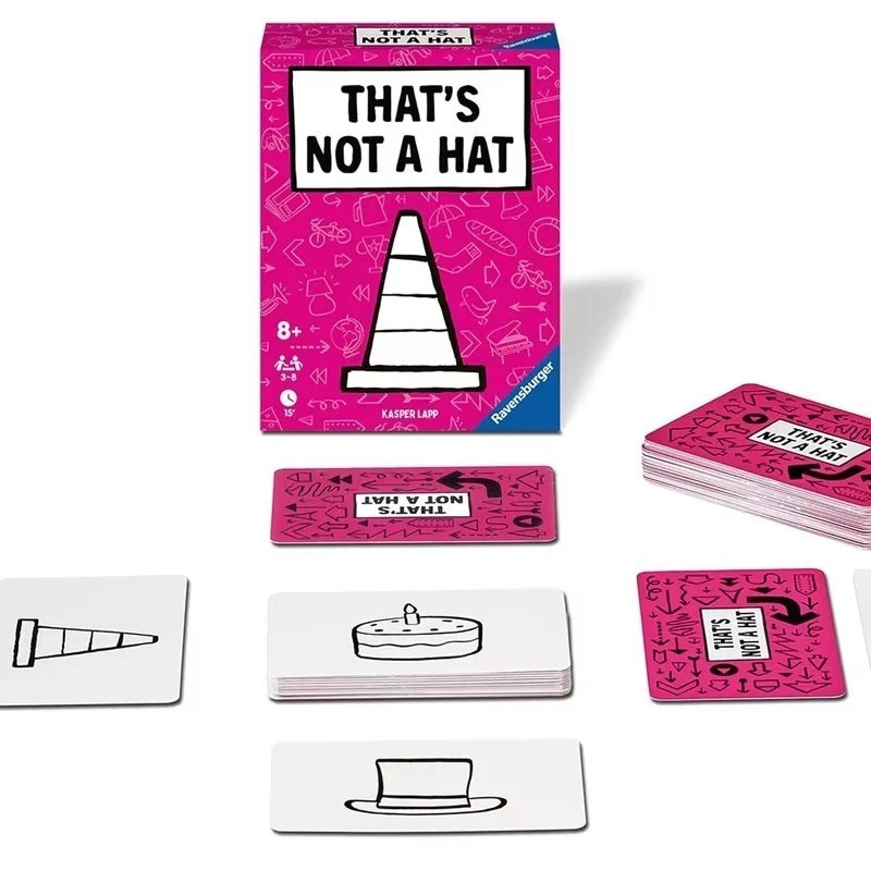 That’S Not a Hat – Fun Bluffing & Memory Party Game for All Ages Components
