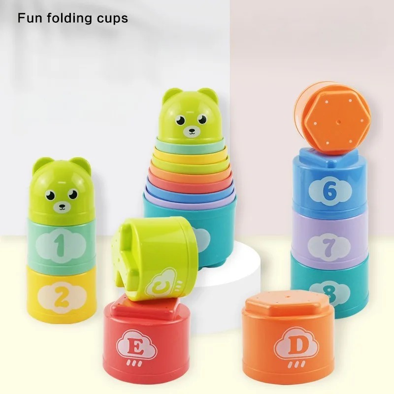 Kids Speed Cup Stacking Game Brain Training Toy Hand Eye Coordination Puzzle Gam