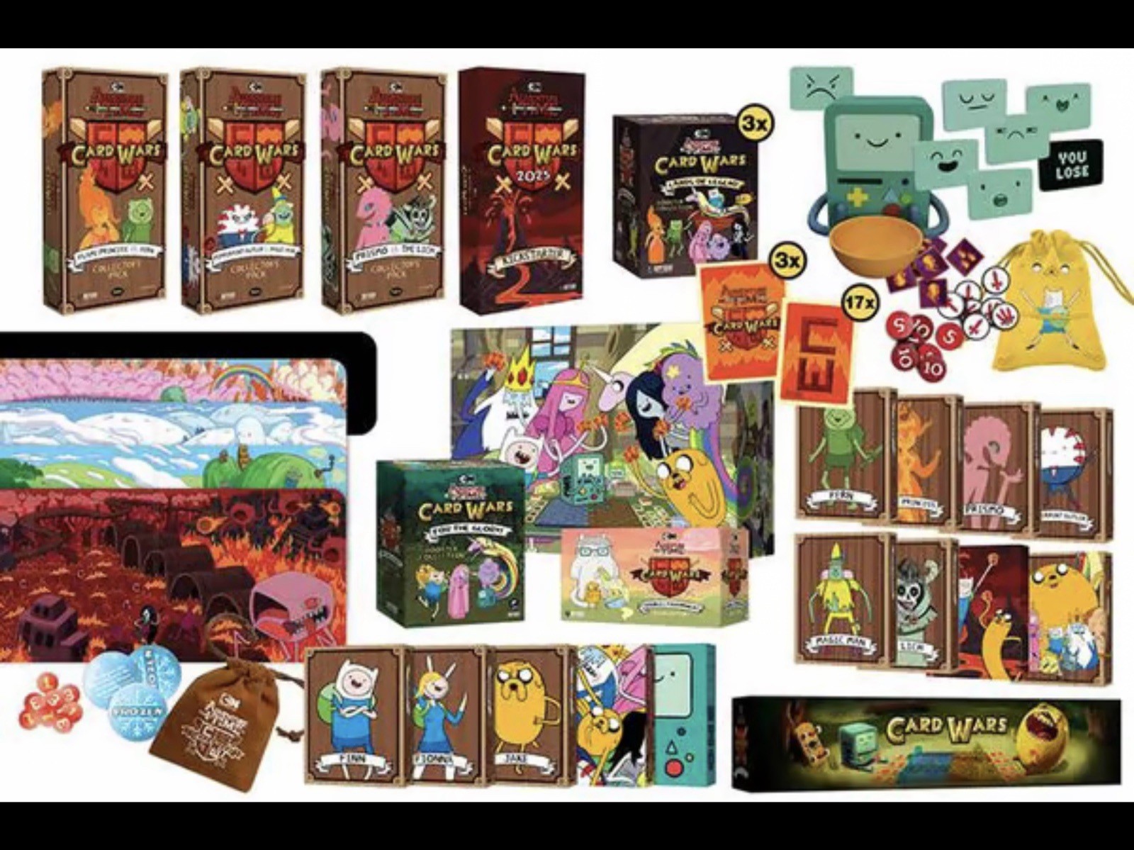 Adventure Time Card Wars 2025 Kickstarter Exclusive Complete Collection