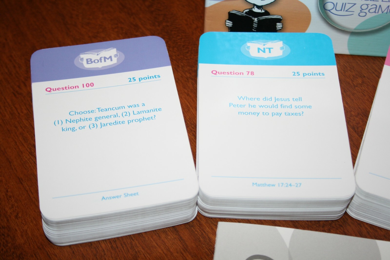 Seek – The Original LDS Quiz Game – Mormon Scripture Trivia -Sunday School -2003