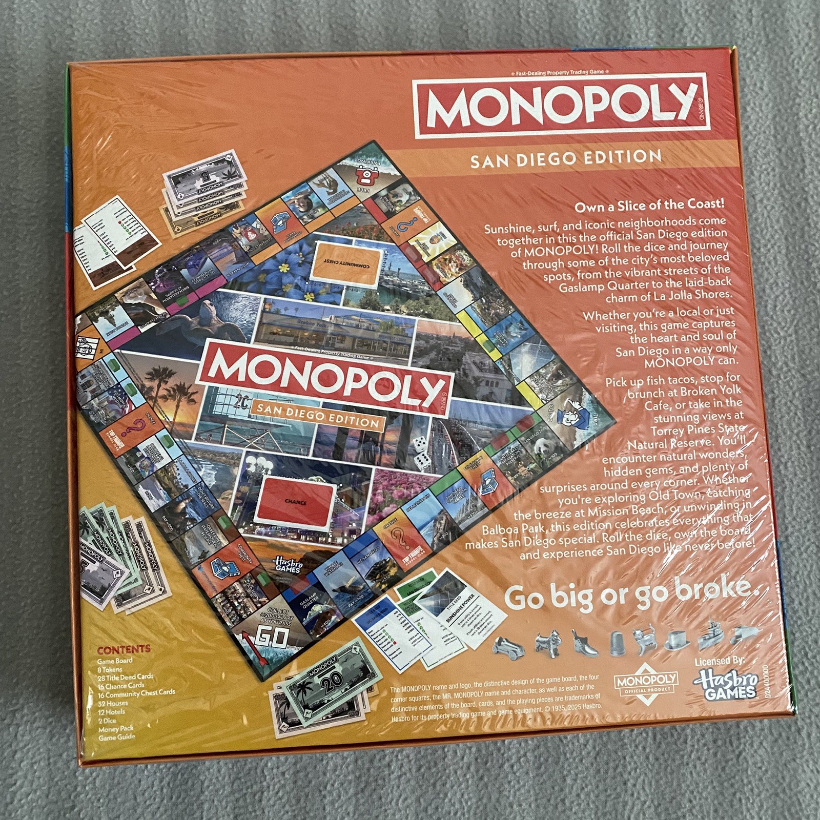 Monopoly San Diego CA Board Game USA City Edition – New & Sealed