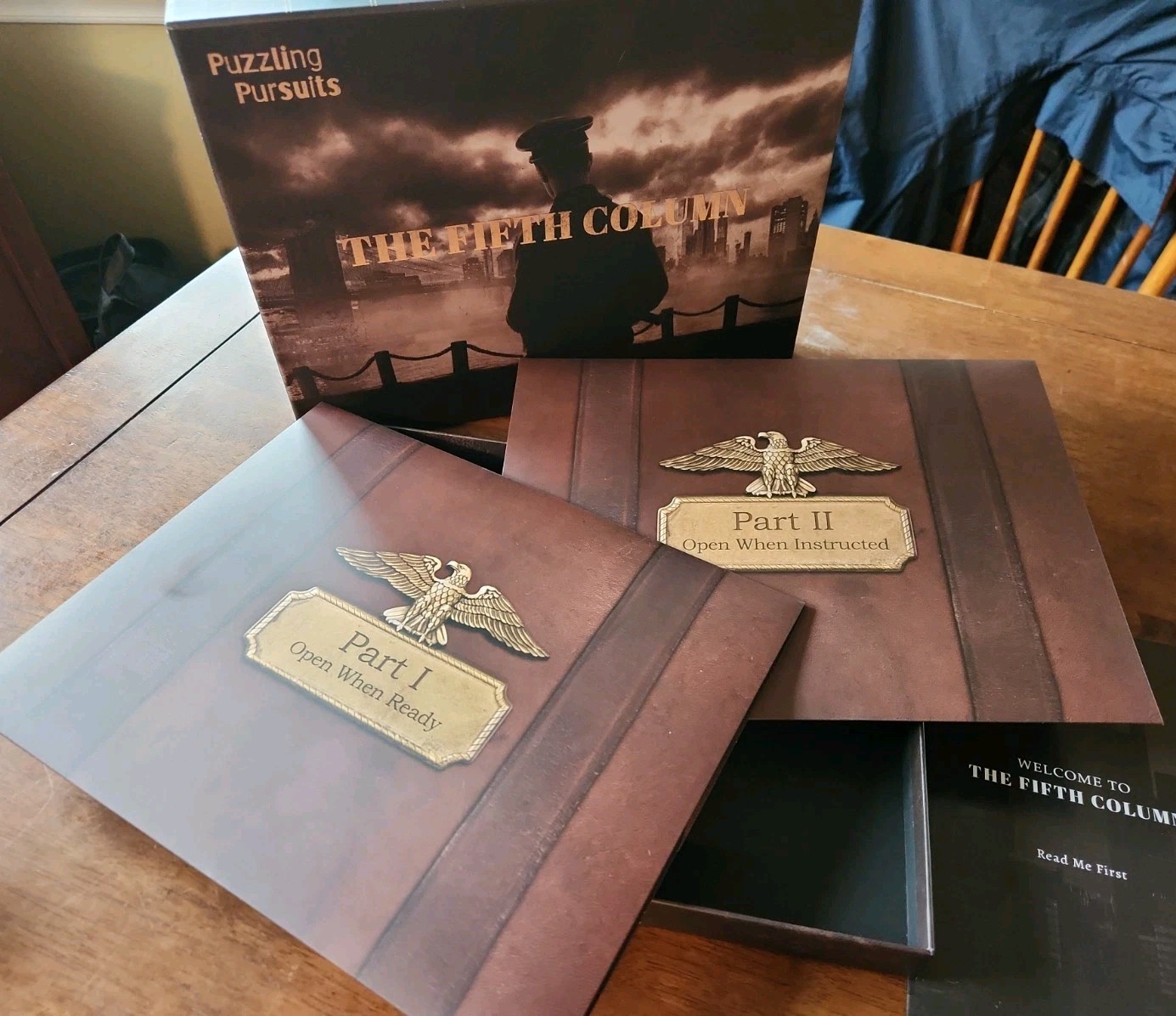 Puzzling Pursuits The Fifth Column Mystery Game Complete
