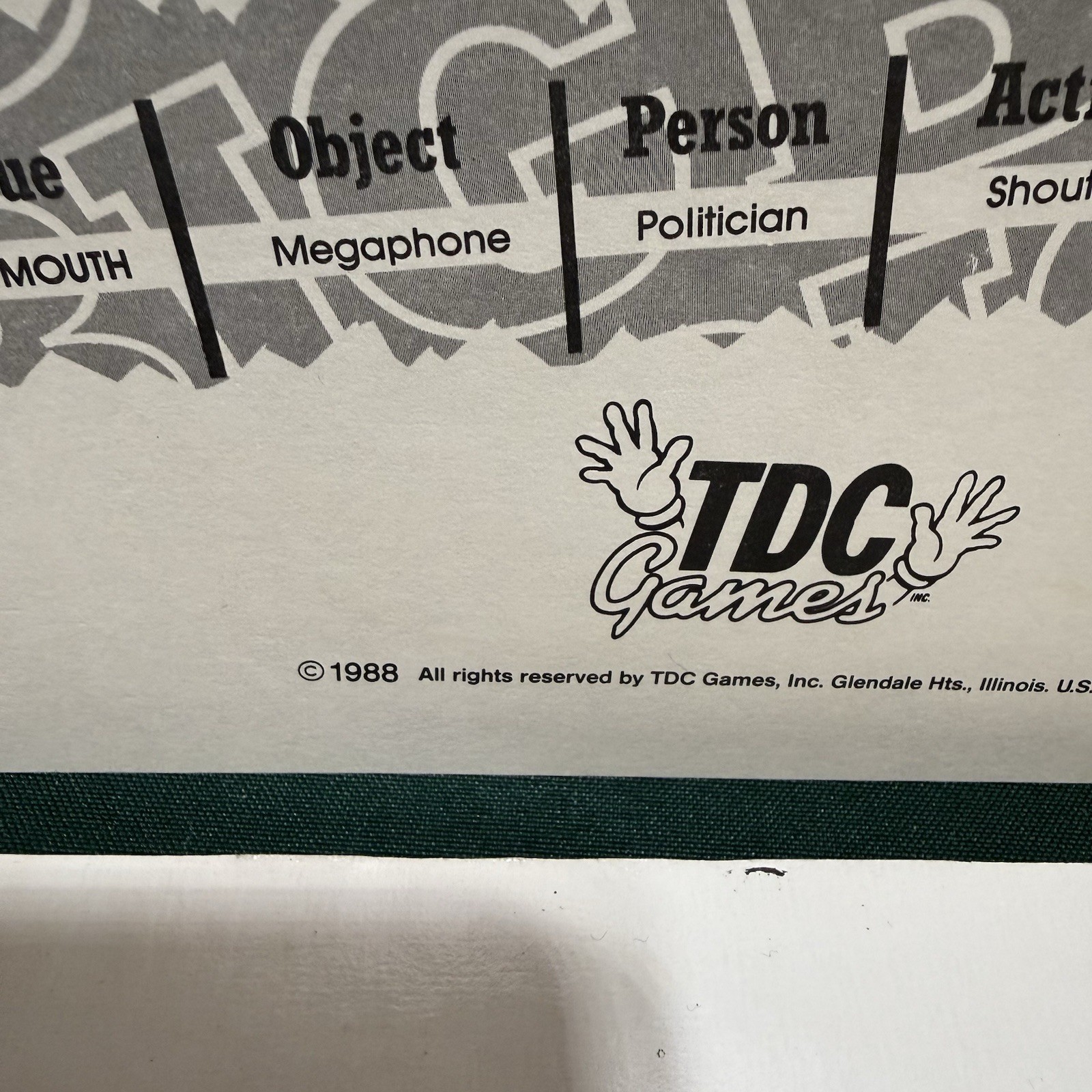 THE BIG PICTURE GAME Sketching Game with Room to Draw #700 TDC Games – Complete