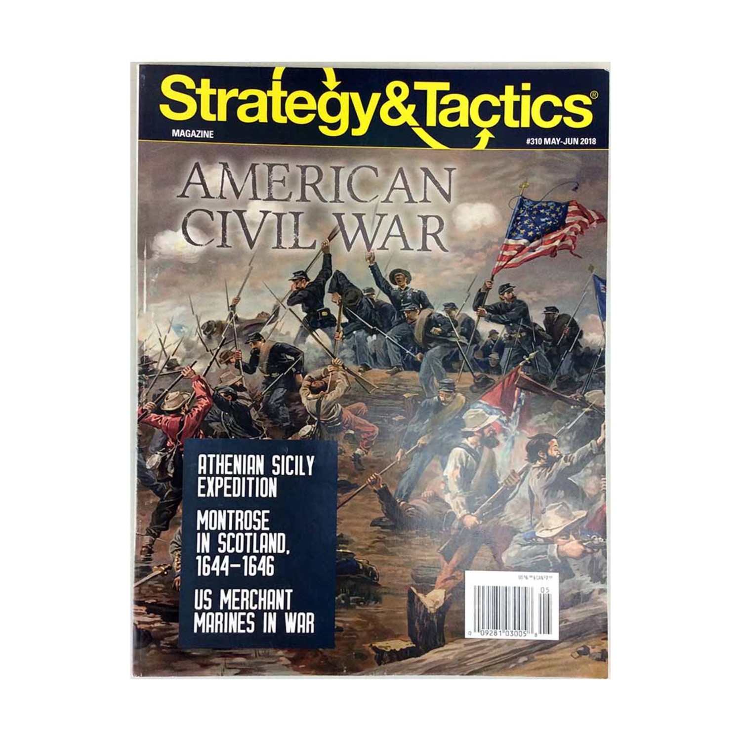 Decision Games Strategy & Tactics #310 w/American Civil War Mag VG+