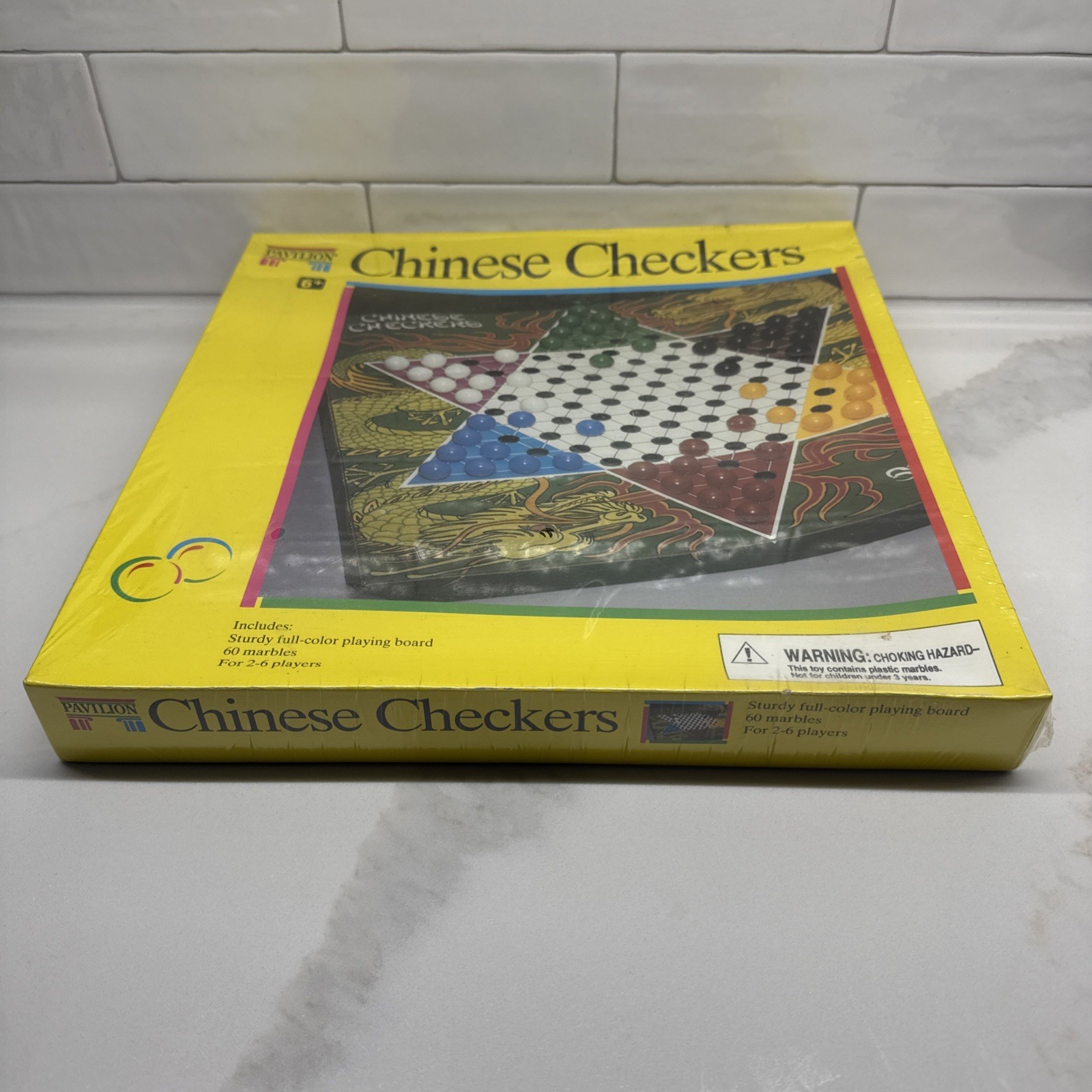 New Sealed Vintage 1992 Pavilion Chinese Checkers Game Age 6+ For 2-6 Players