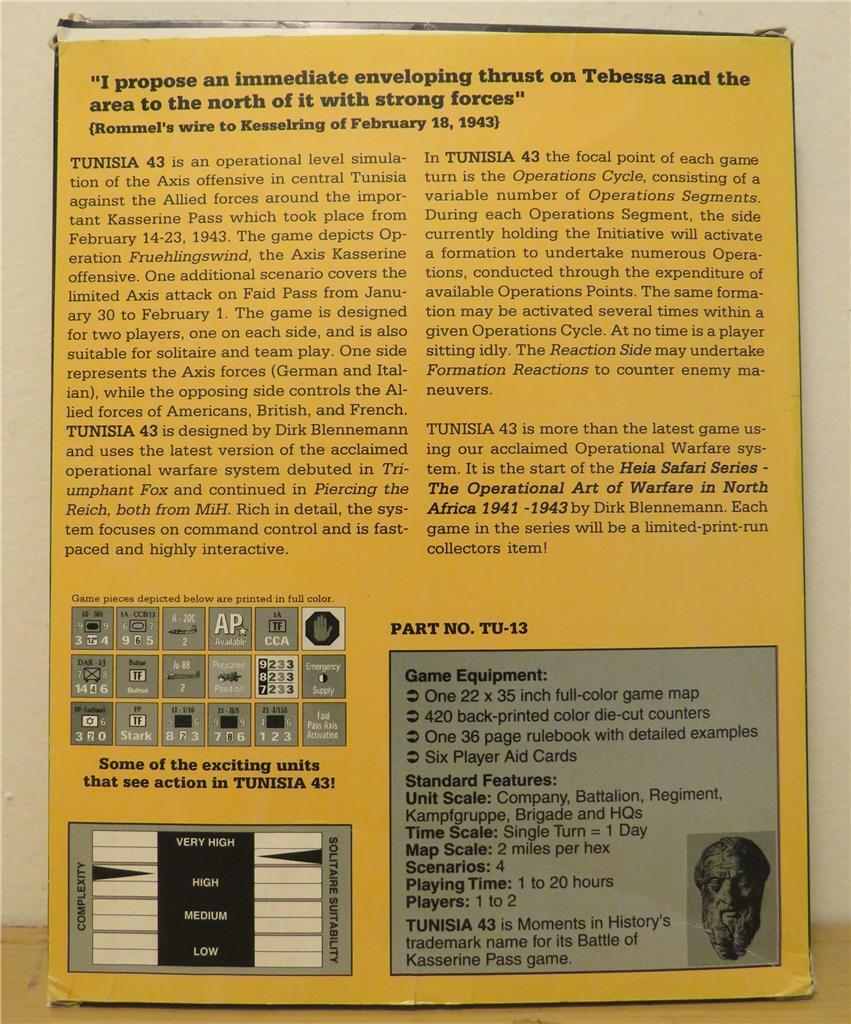 Moments in History – Tunisia 43 – North Africa Rests In Your Hands (UNPUNCHED)