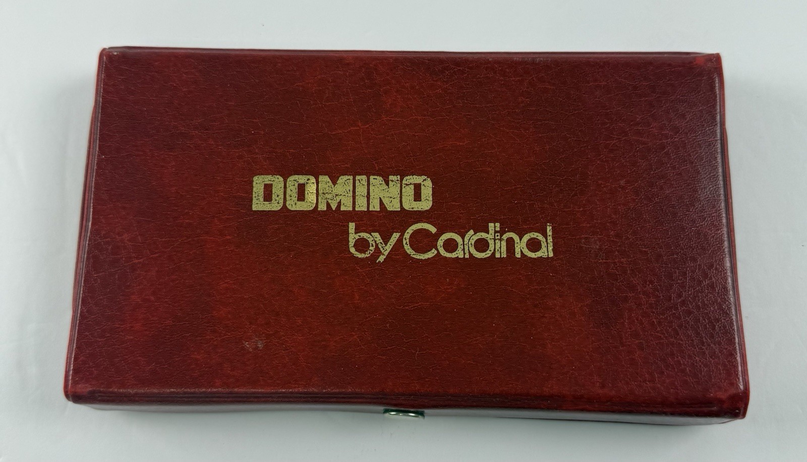 Dominoes Double Six Set Of 28 With Red Case Vintage Domino By Cardinal