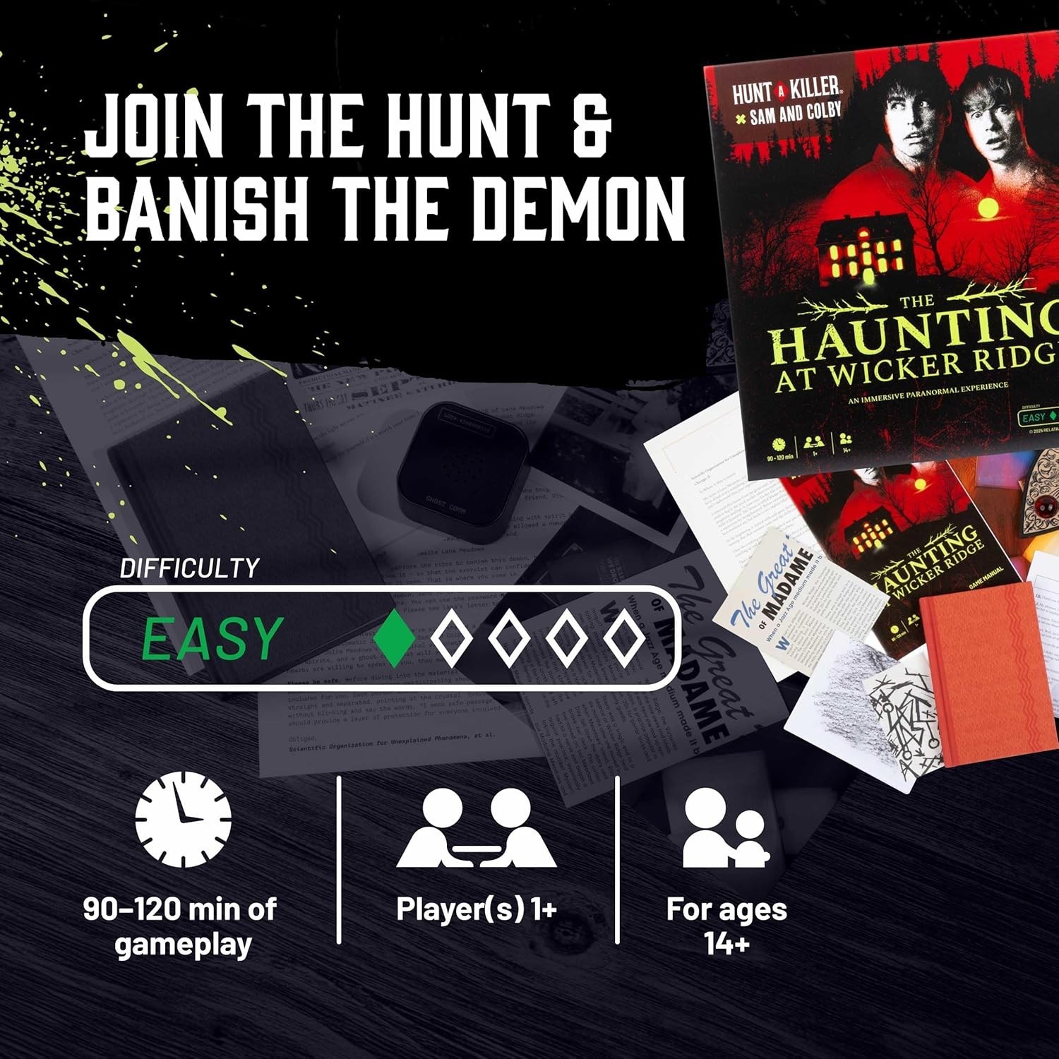 Creepy Escapade: Sam and Colby inspired Mystery Game – 120 Minutes of Thrills