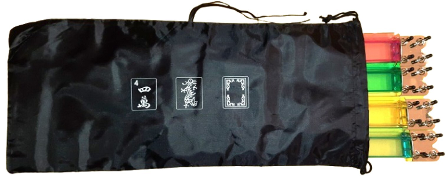 Mahjong Standard Racks Money Chips Holder Bag American Western Mah Jongg Set / 4