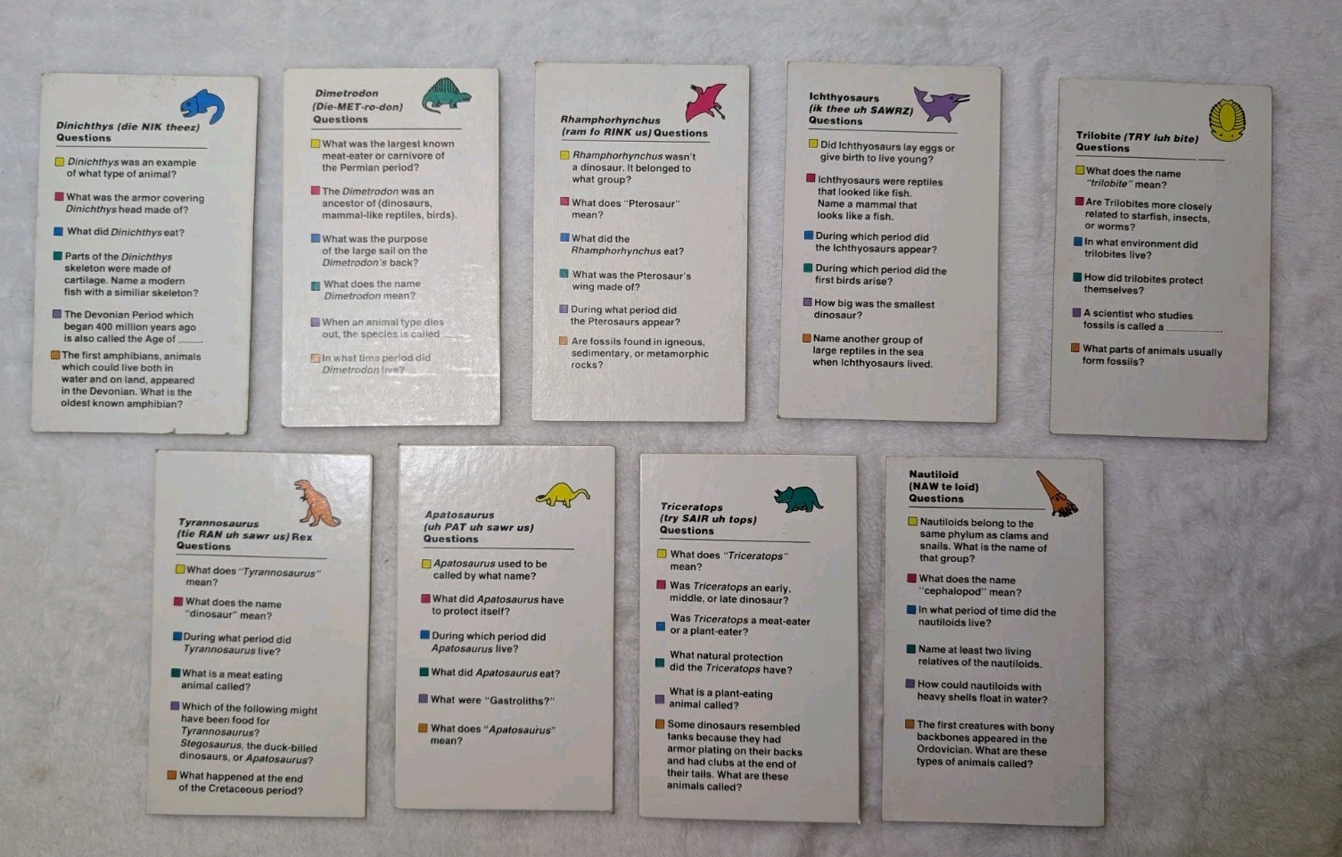 Vintage Dinosaurs and Things Puzzle Board Game 1986 Aristoplay – COMPLETE Rare