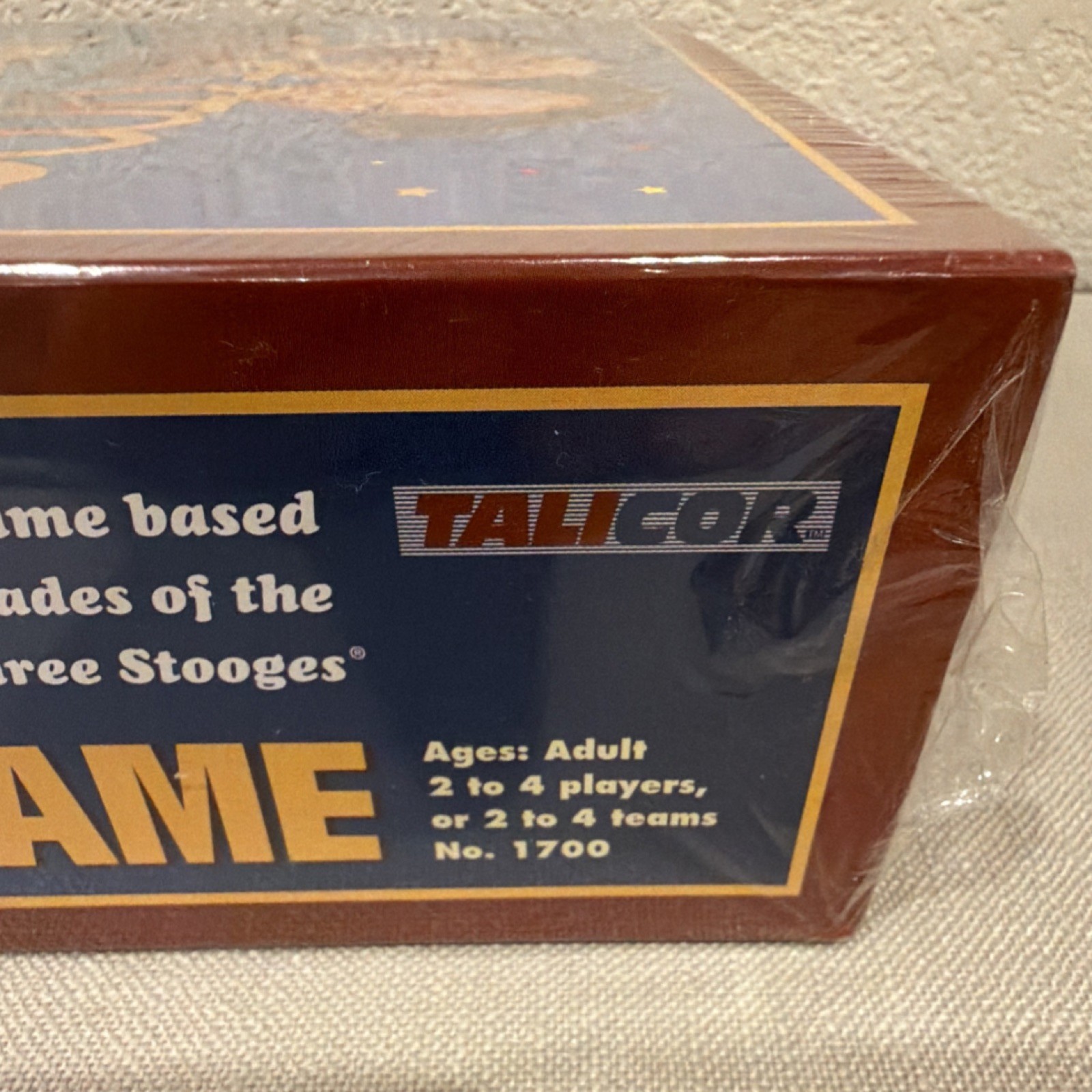 The Official Three Stooges Trivia Game Factory Sealed 2000 Talicor Vintage