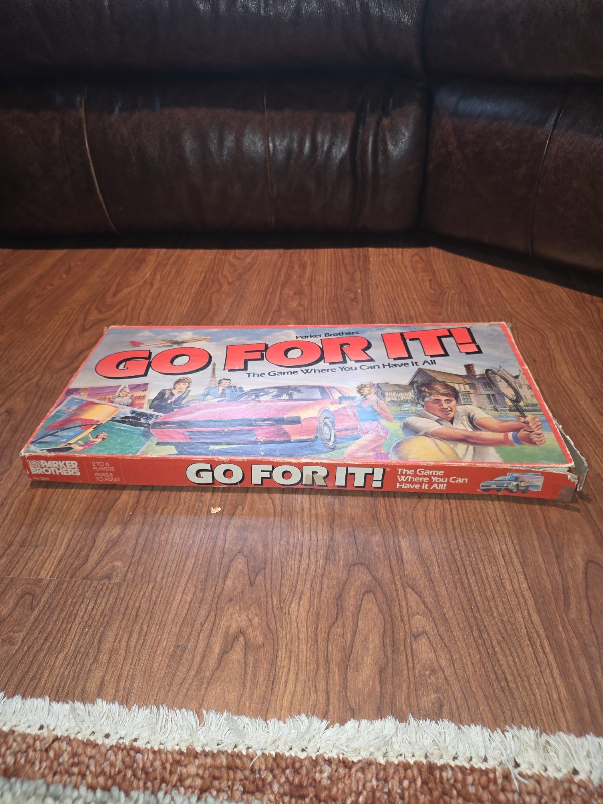 Parker Brothers Go For it Board Game Vintage 1986 Mostly Complete See Pics