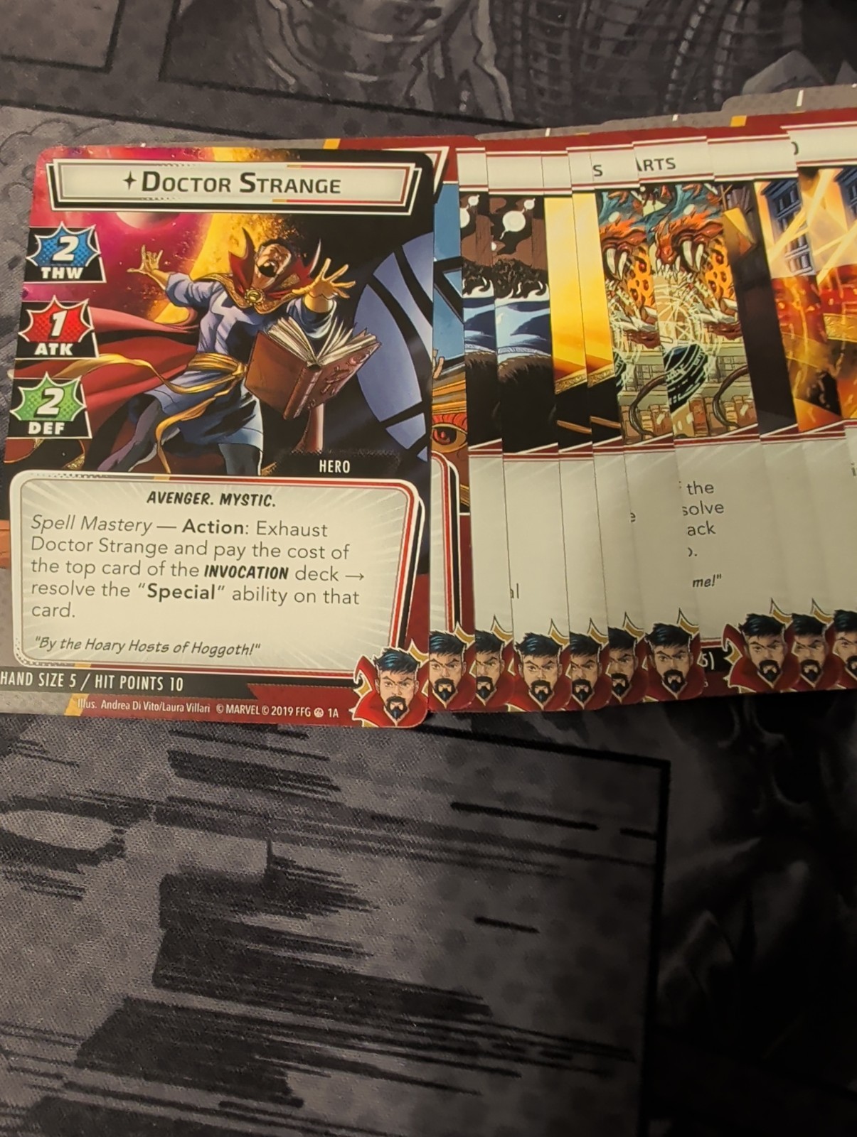 Marvel Champions LCG Doctor Strange Hero Cards ONLY