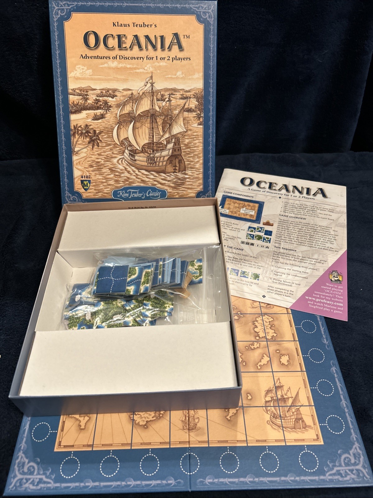 Oceania Board Game Klaus Teuber Mayfair Games: From a Game Collector’s Estate