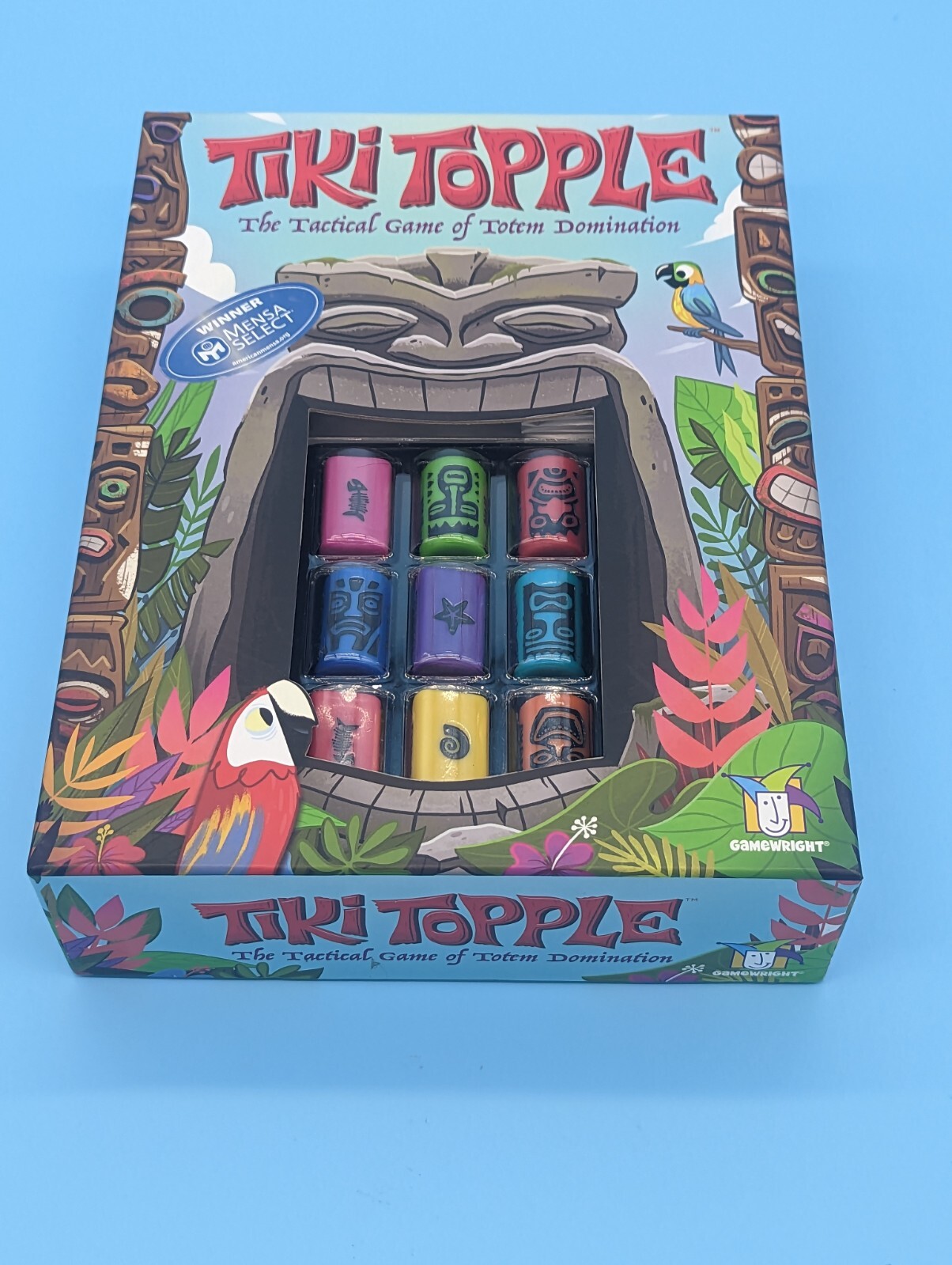 Gamewright Tiki Topple The Tactical Board Game Totem Domination Board Game