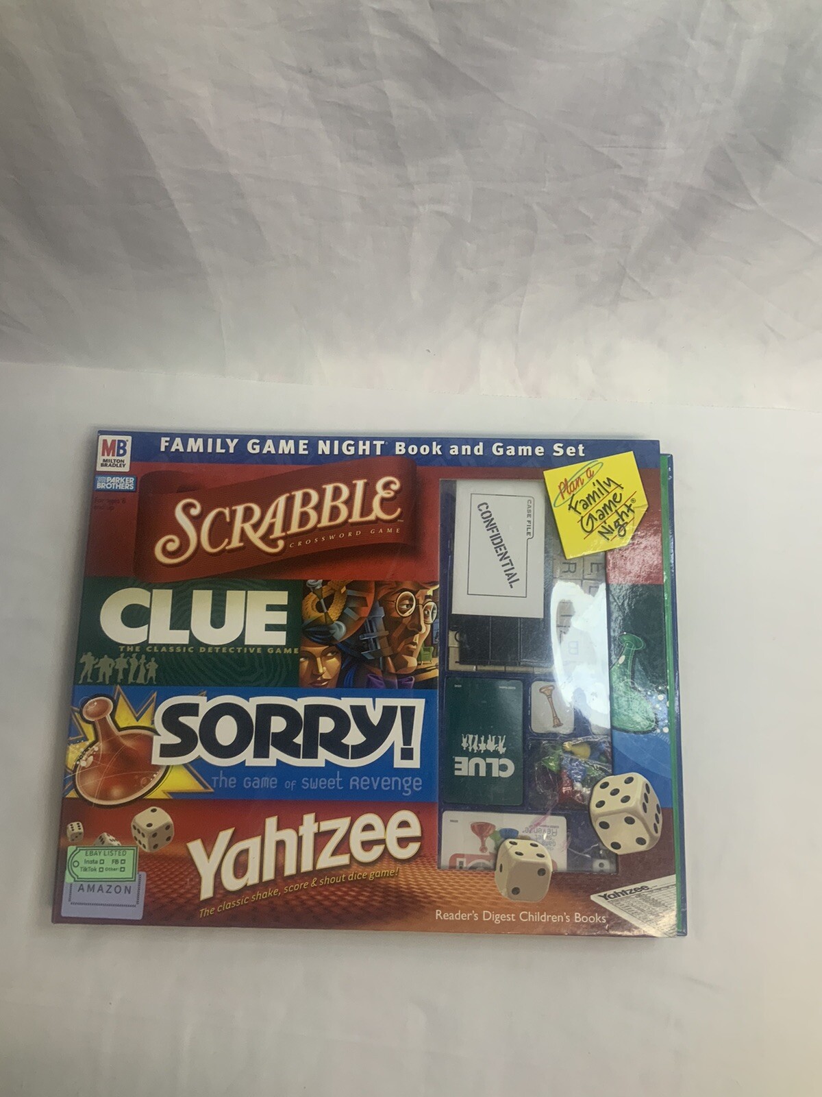 Milton Bradley Game Set 4 complete games in single pack complete