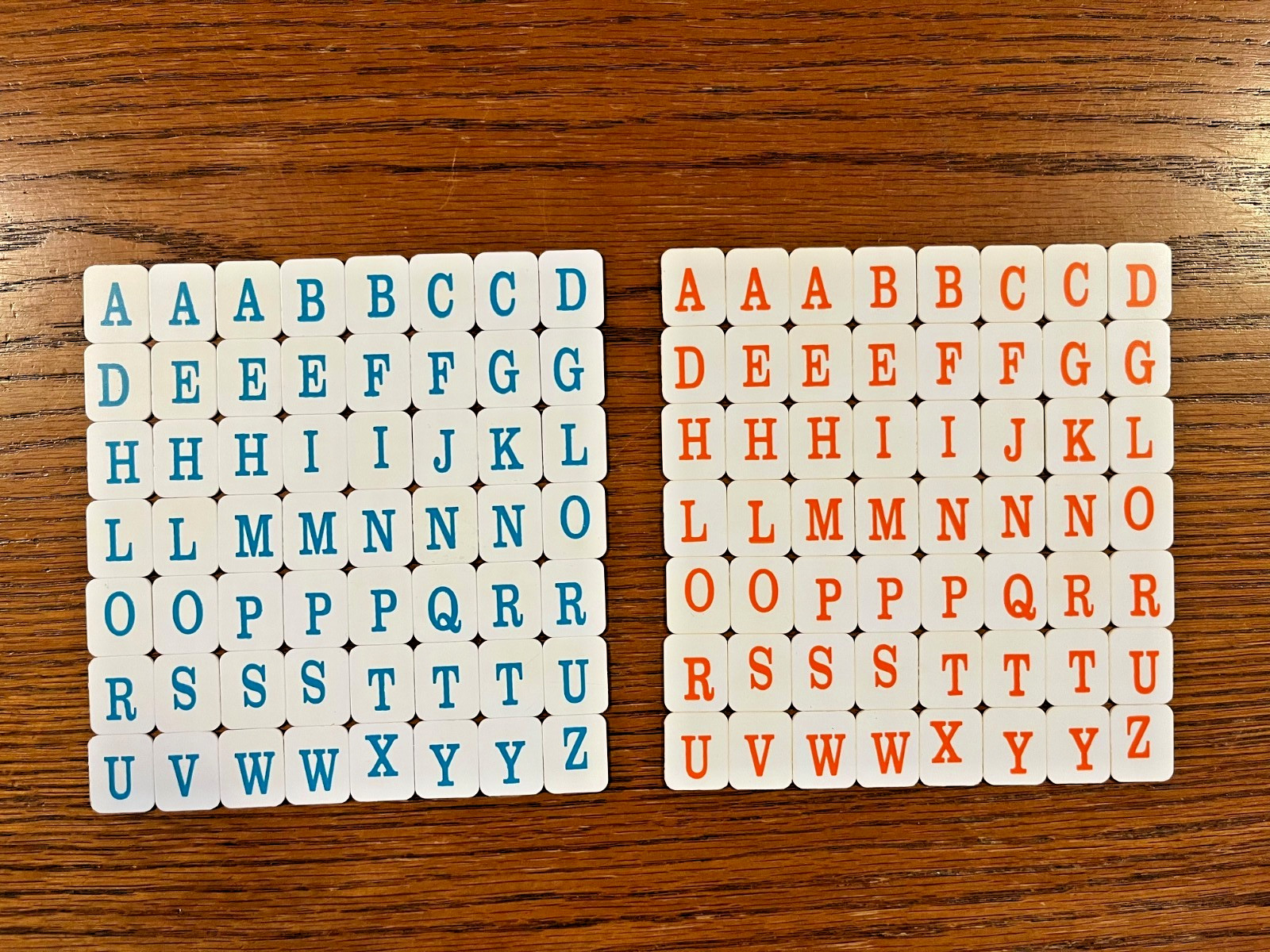 Vintage 1988 Hangman Game ~ Replacements (112 Letters) (Full Set) & Instructions